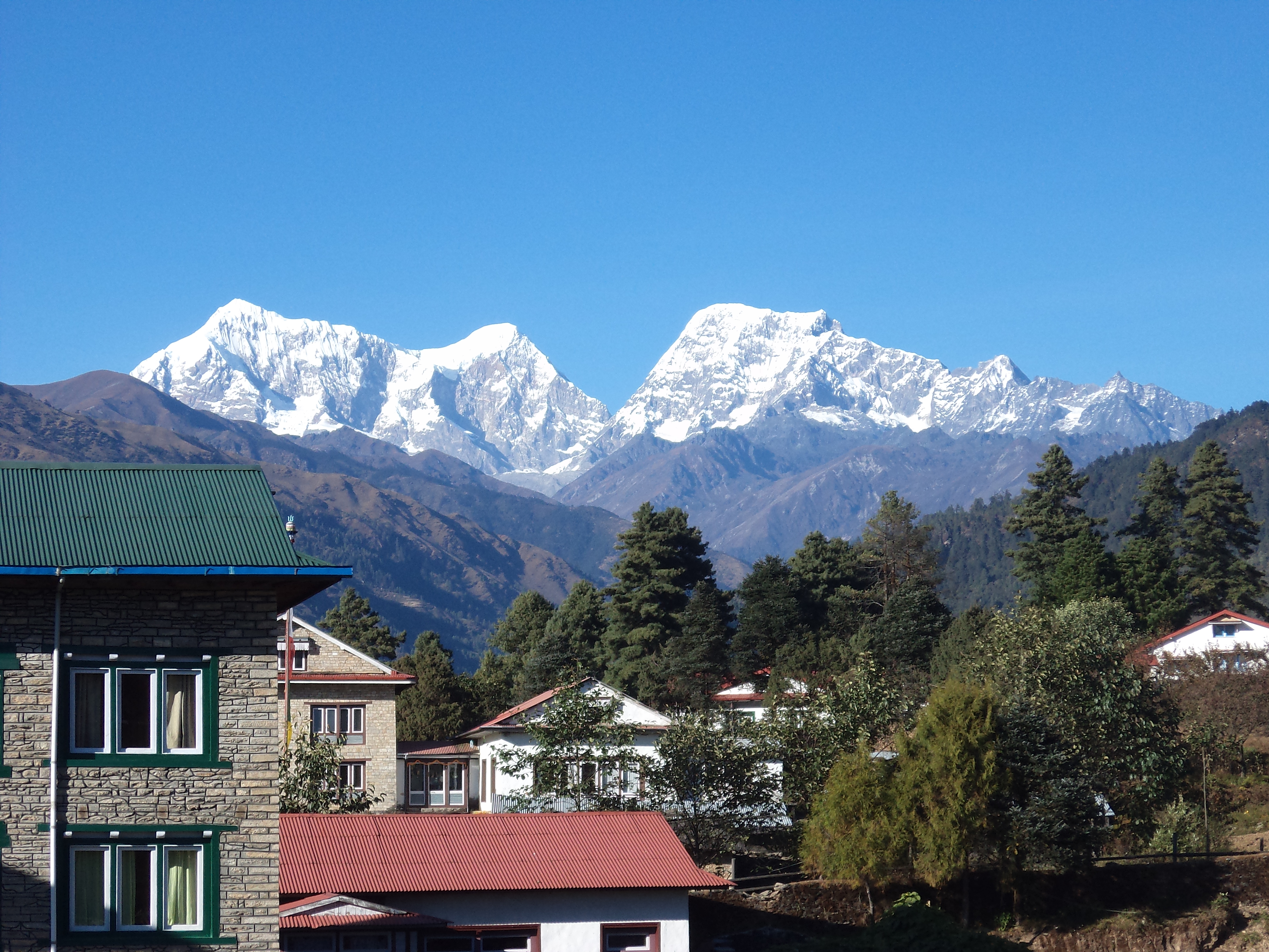 Local hotel at Namche Local hotel at Namche