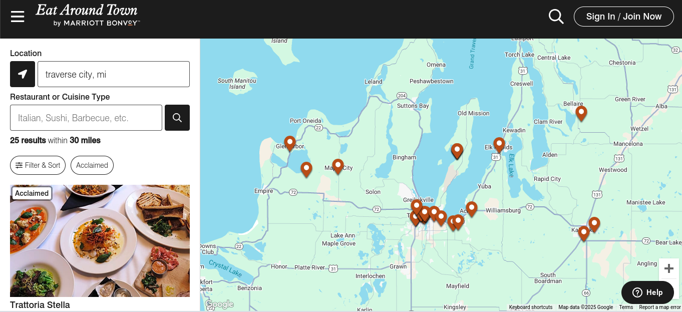 Marriott Eat Around Town Map Marriott Eat Around Town Map