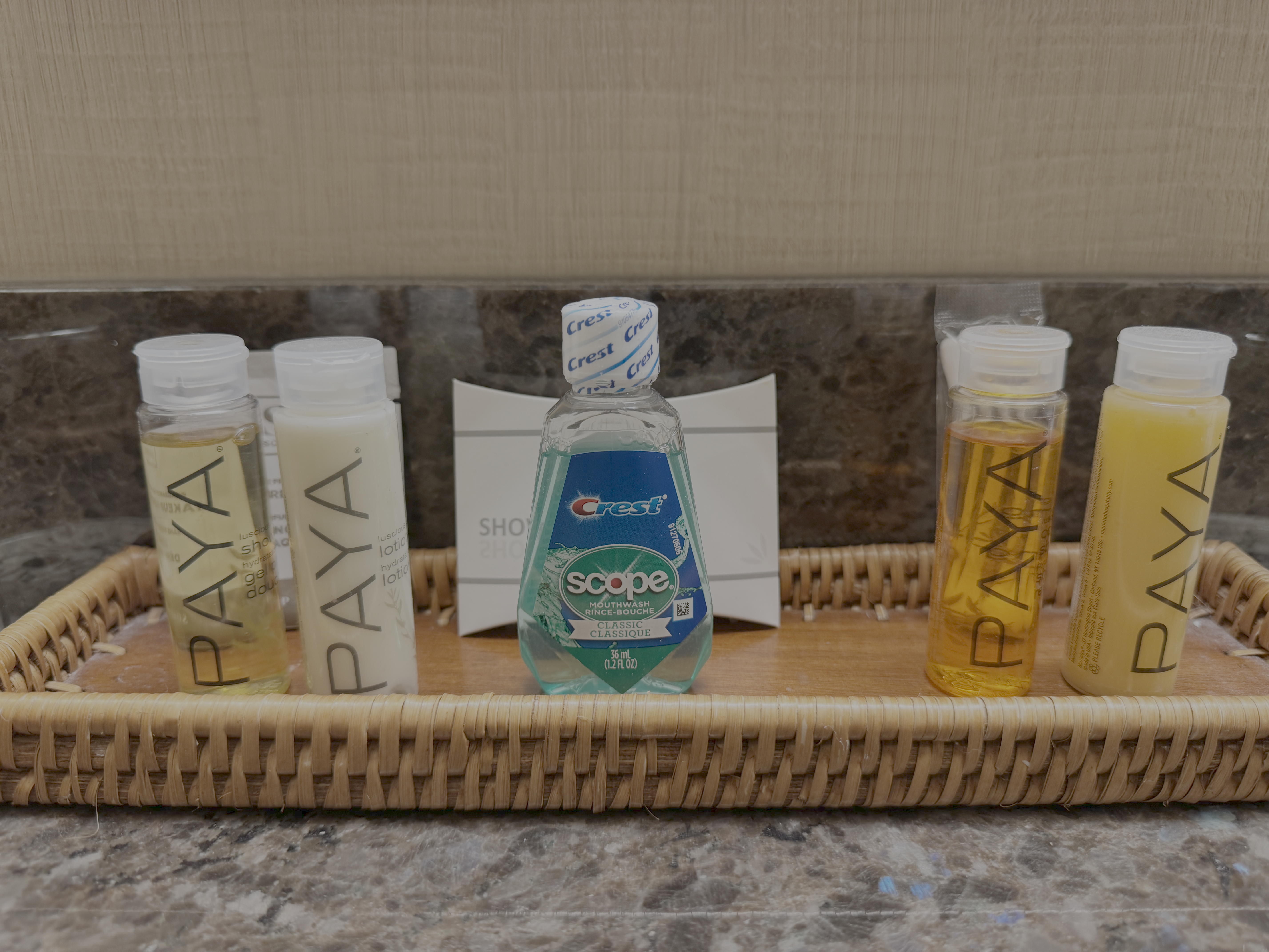 Maui Coast Hotel Kihei bathroom toiletries