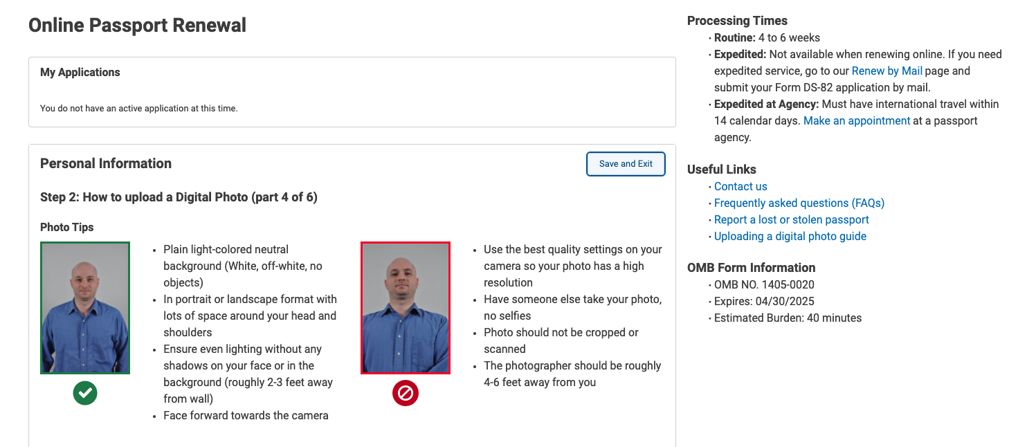 Online passport renewal photo tips Online passport renewal photo tips