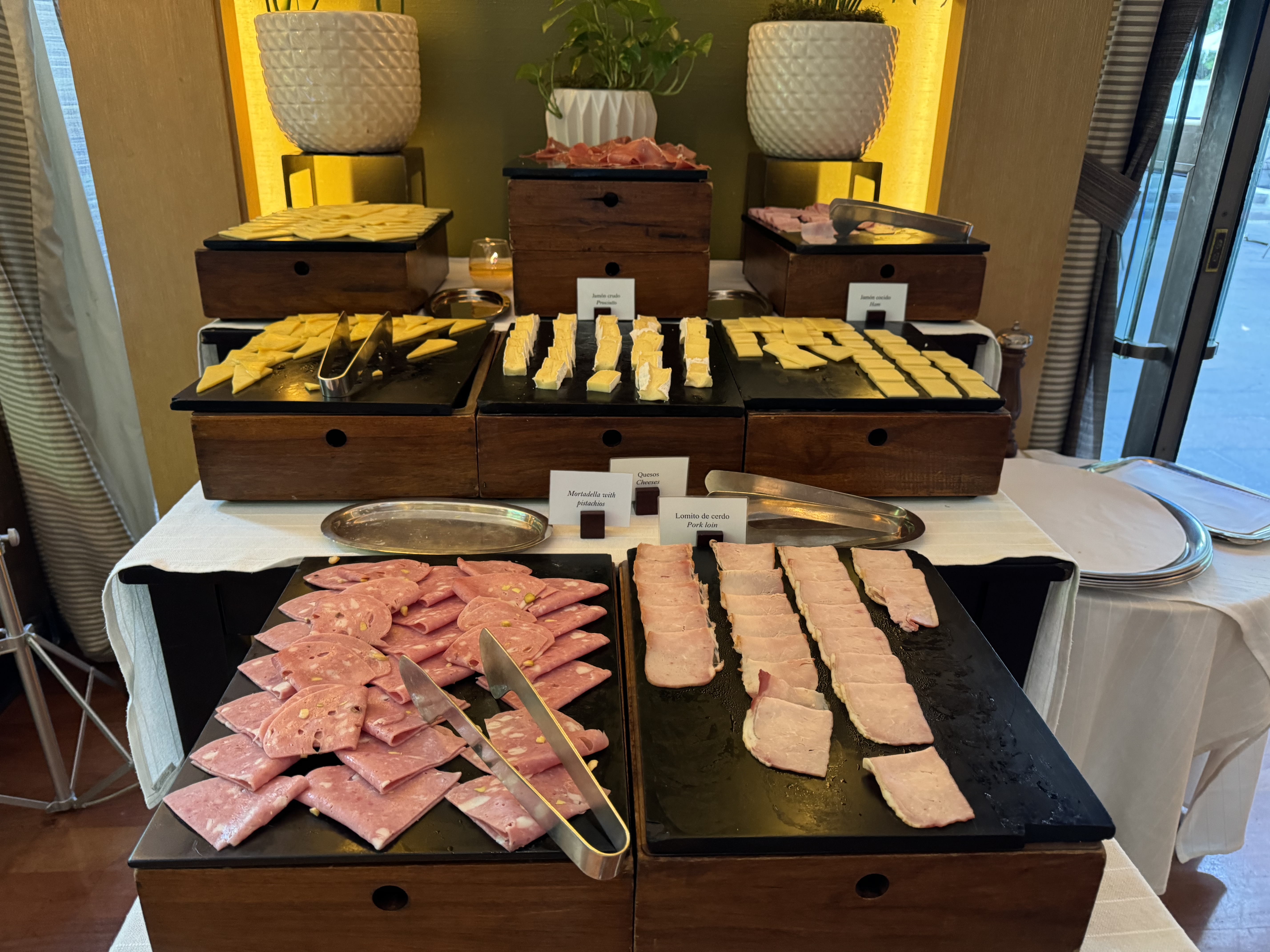 Palacio Duhau Park Hyatt Buenos Aires Gioia breakfast cold cuts Palacio Duhau Park Hyatt Buenos Aires Gioia breakfast cold cuts