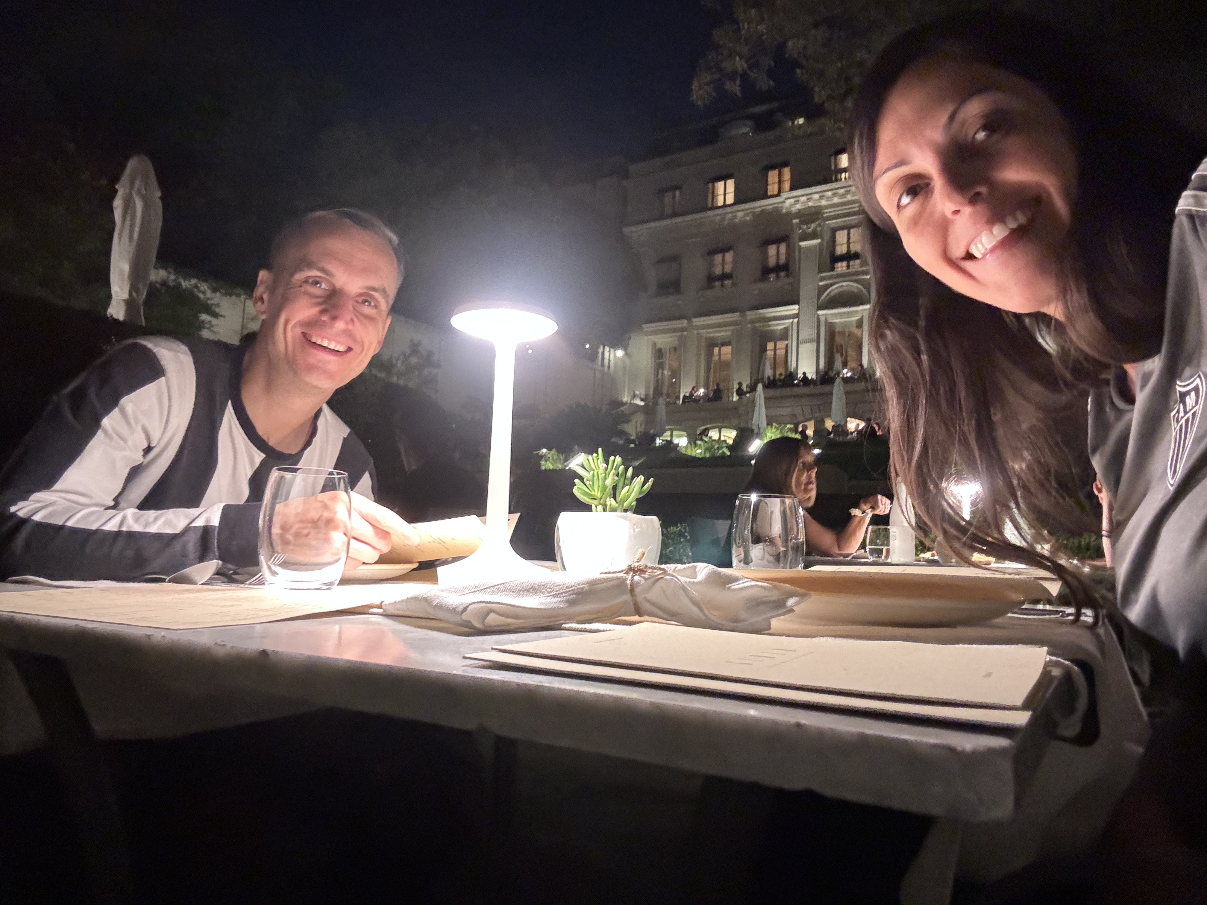 Palacio Duhau Park Hyatt Buenos Aires couple dining Palacio Duhau Park Hyatt Buenos Aires couple dining