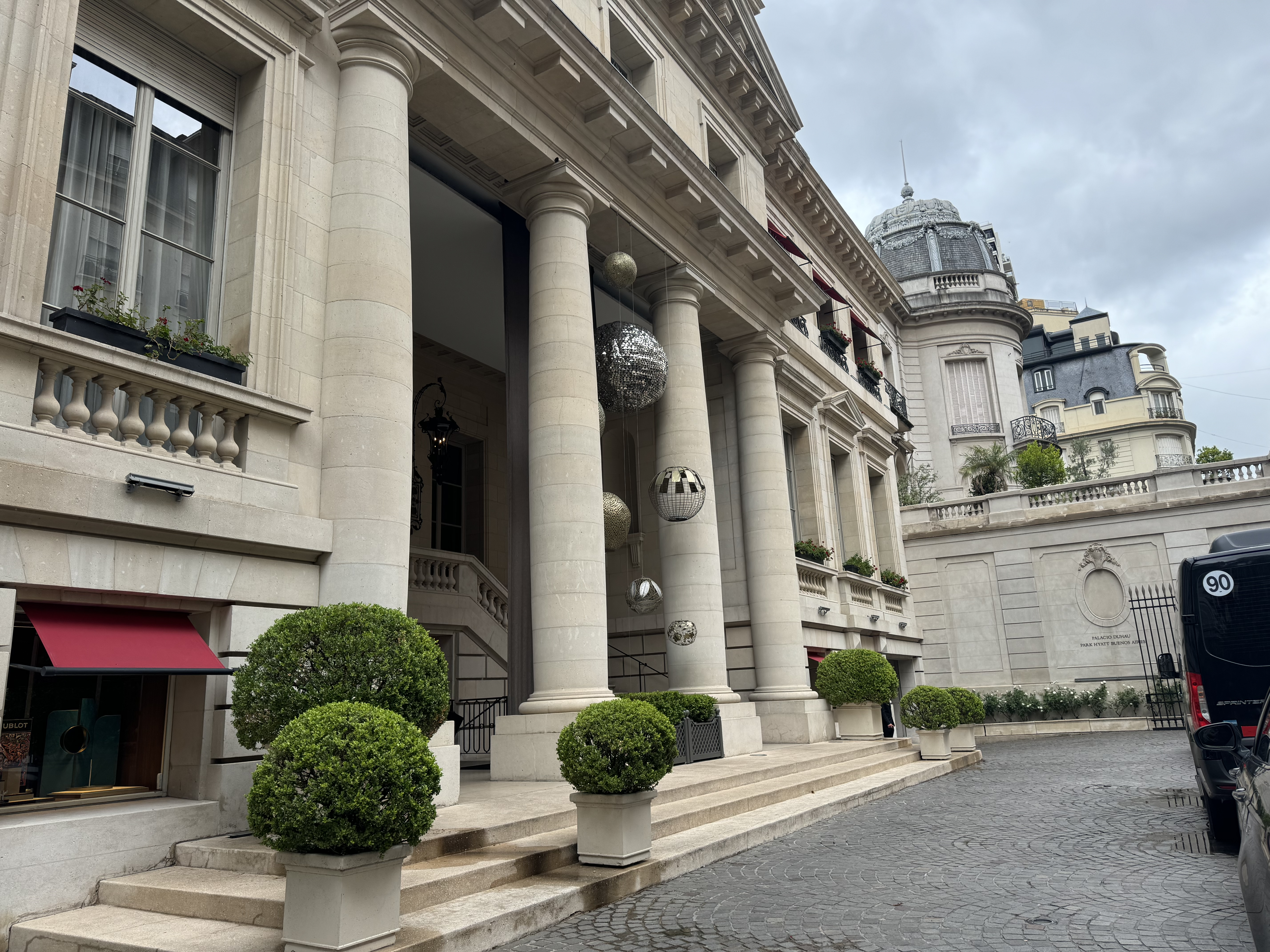 Palacio Duhau Park Hyatt Buenos Aires entrance Palacio Duhau Park Hyatt Buenos Aires entrance