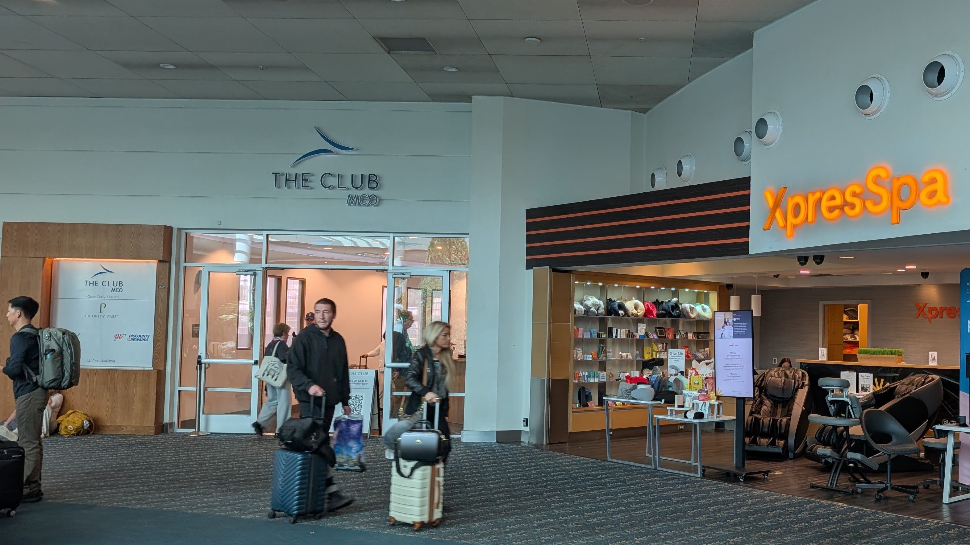 The Club MCO Terminal A entrance The Club MCO Terminal A entrance