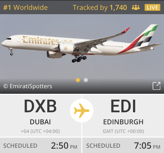 The first Emirates Airbus A350 flight The first Emirates Airbus A350 flight