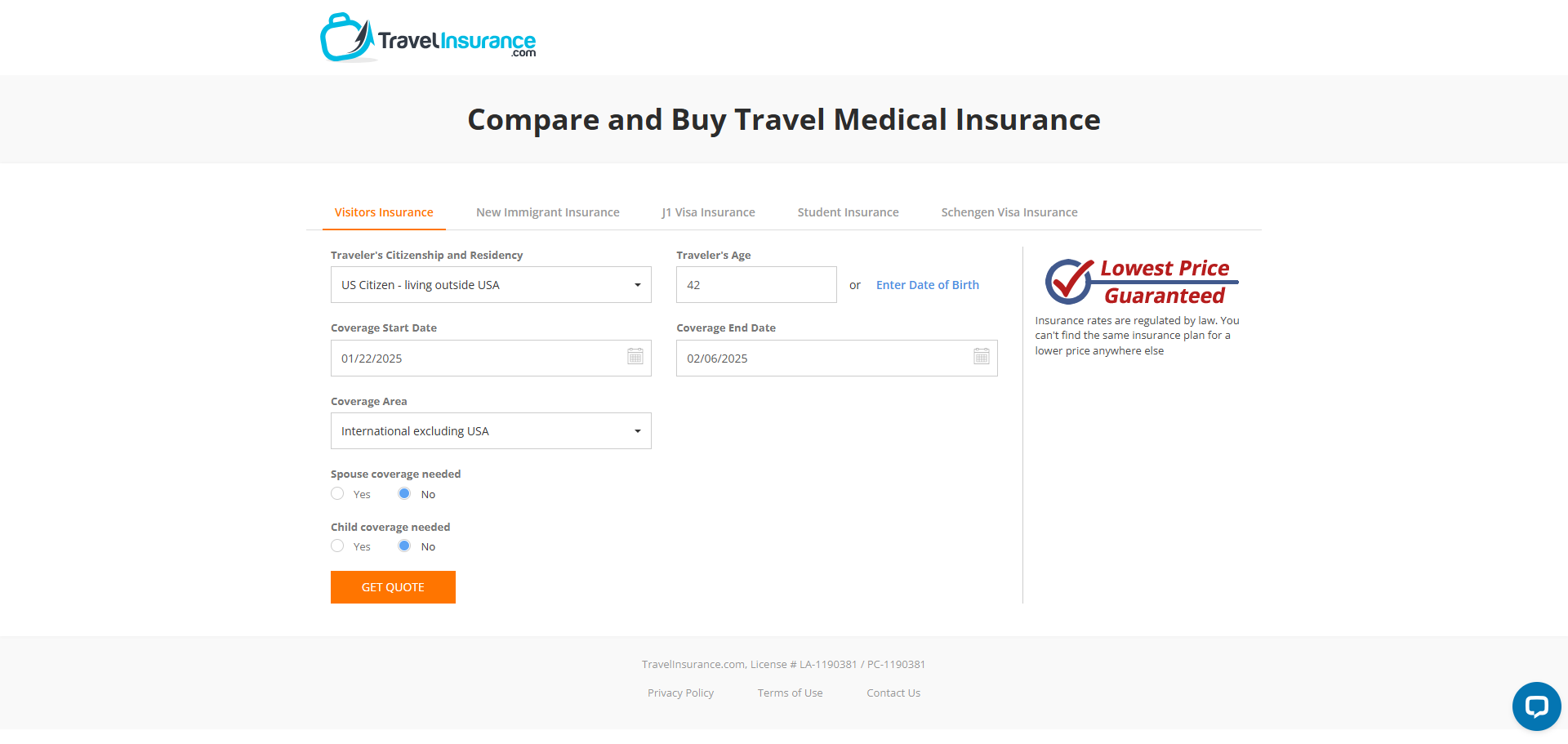 Travelinsurance.com travel medical insurance quote engine Travelinsurance.com travel medical insurance quote engine