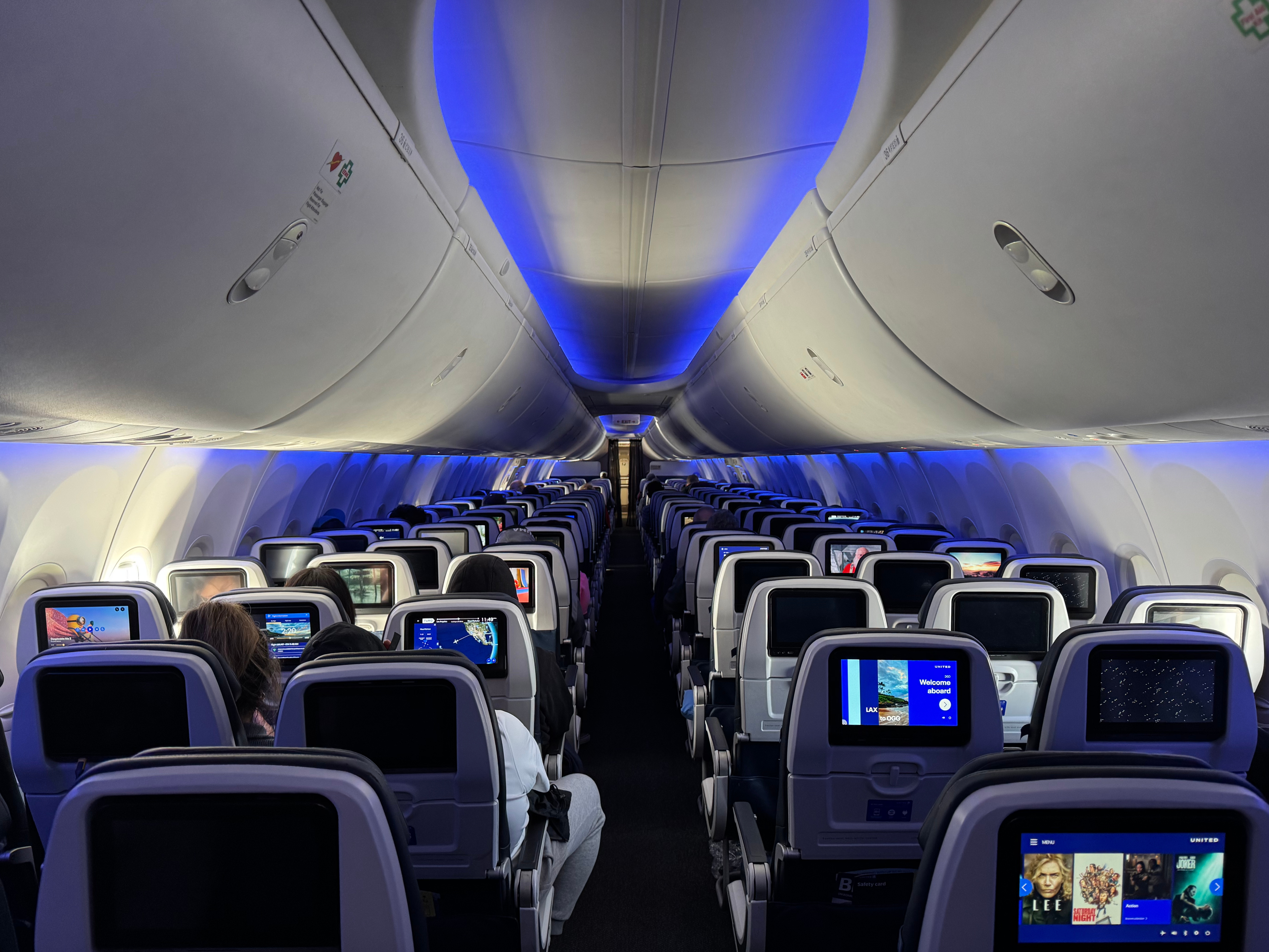 United Airlines B737 MAX 9 seating United Airlines B737 MAX 9 seating