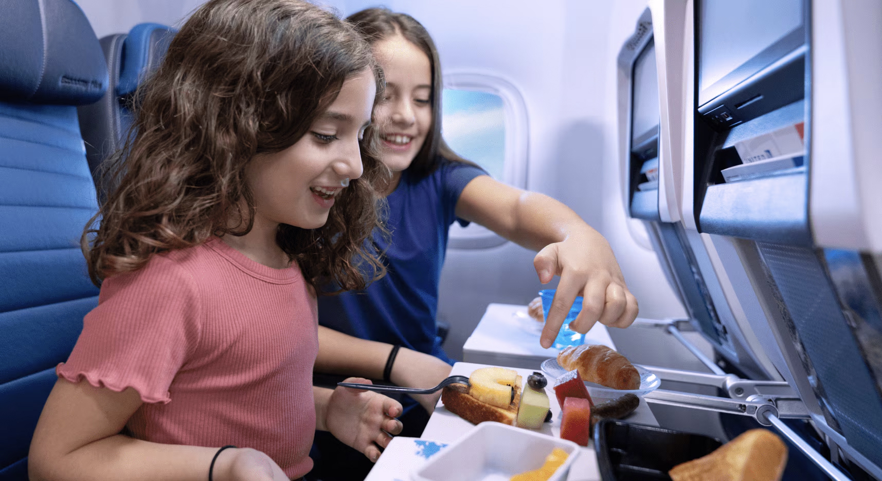 United Airlines Bistro Onboard United dining kids