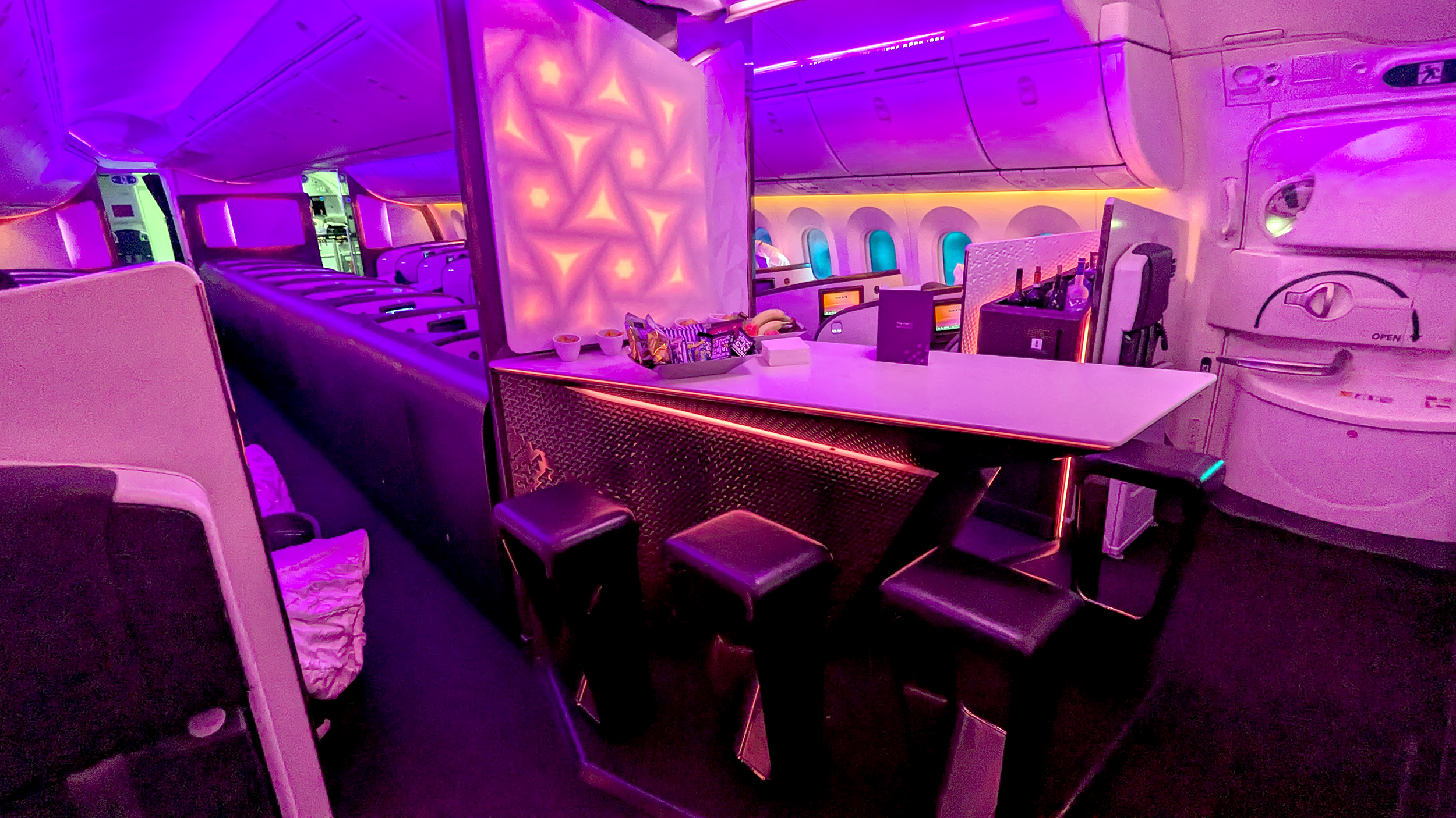 Virgin Atlantic B787 Upper Class Lounge Inflight Overview Virgin Atlantic B787 Upper Class Lounge Inflight Overview