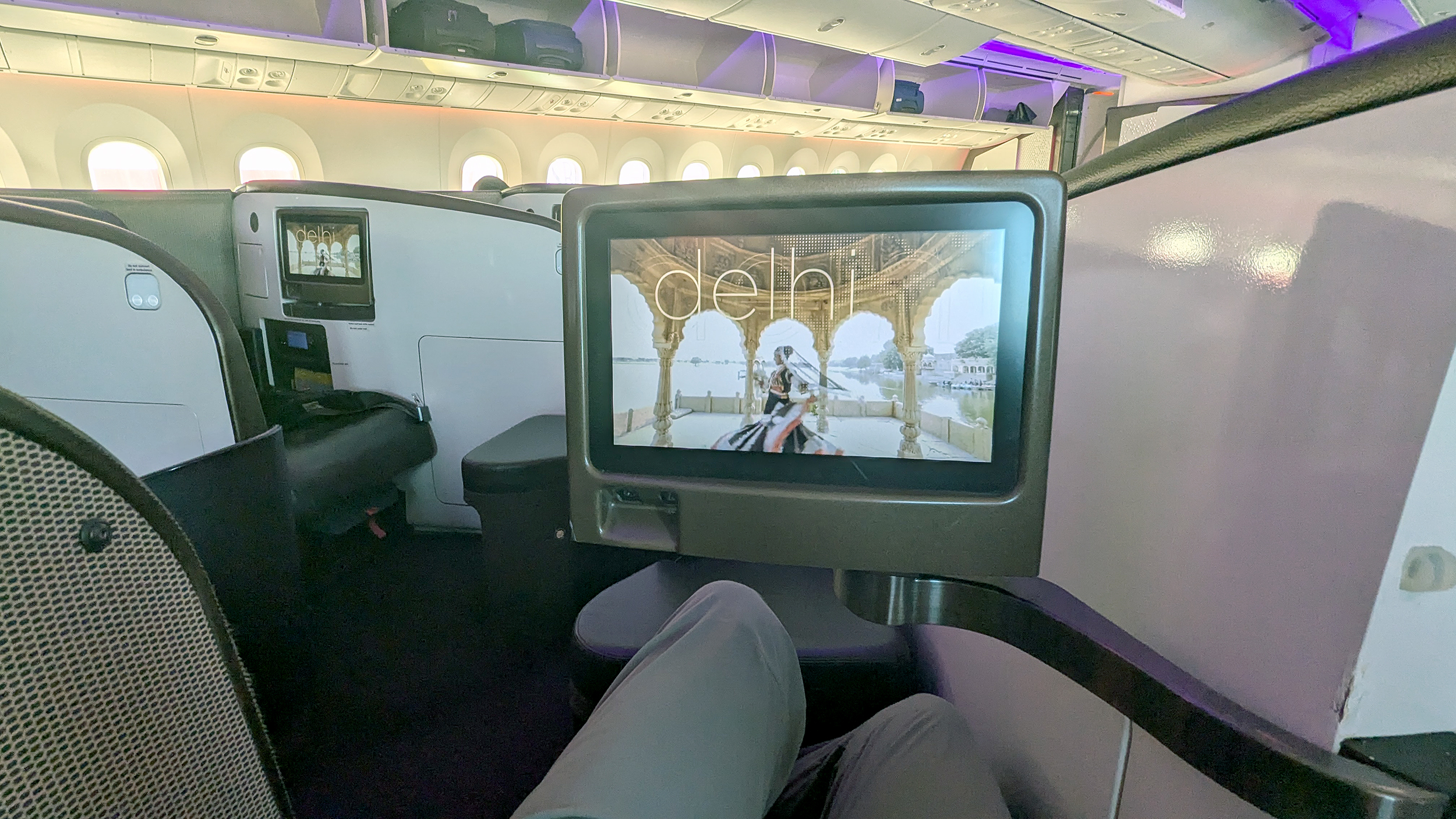 Virgin Atlantic B787 Upper Class Seat TV Extended Virgin Atlantic B787 Upper Class Seat TV Extended