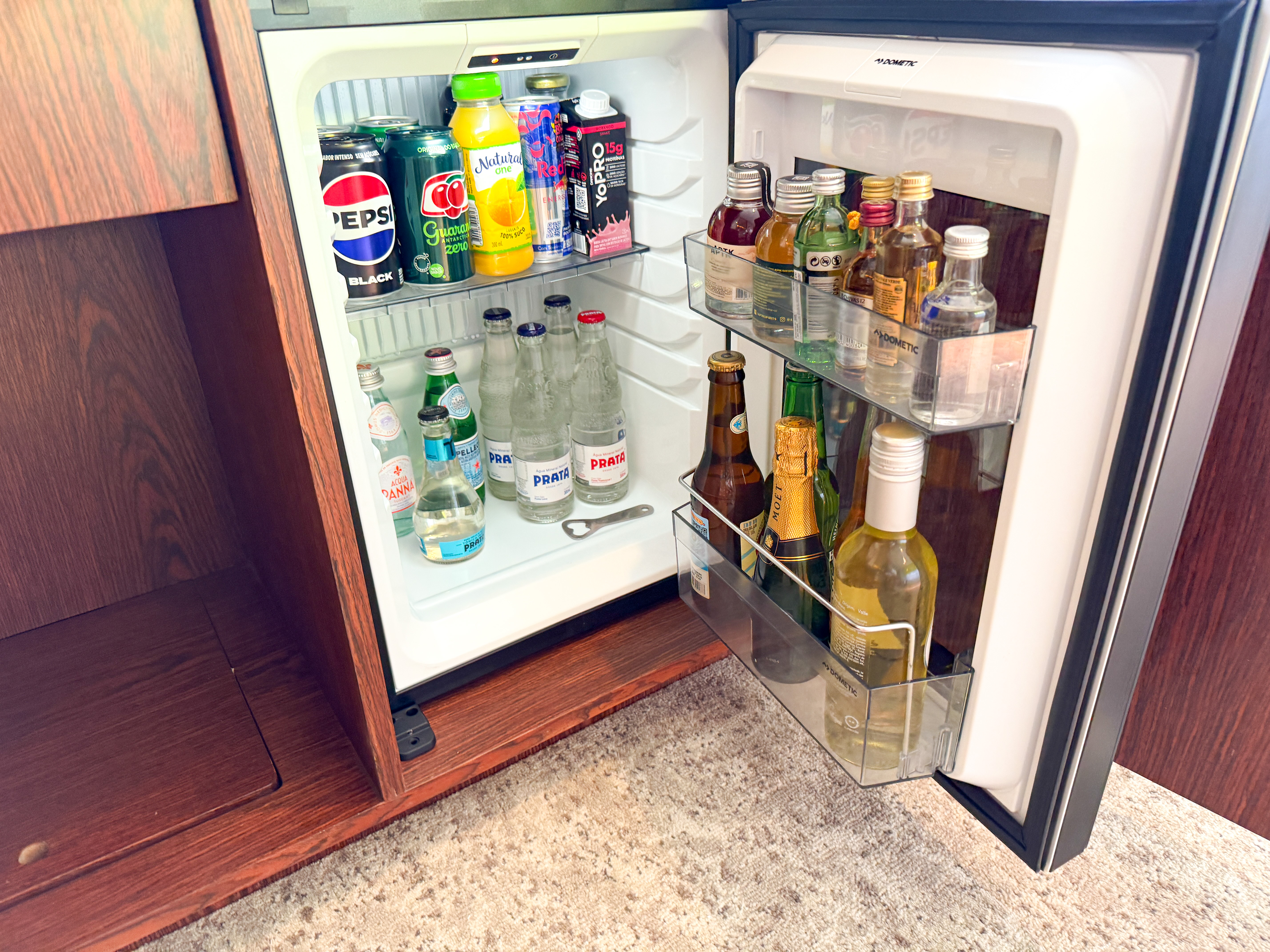 W Sao Paulo Brazil Marriott mini bar