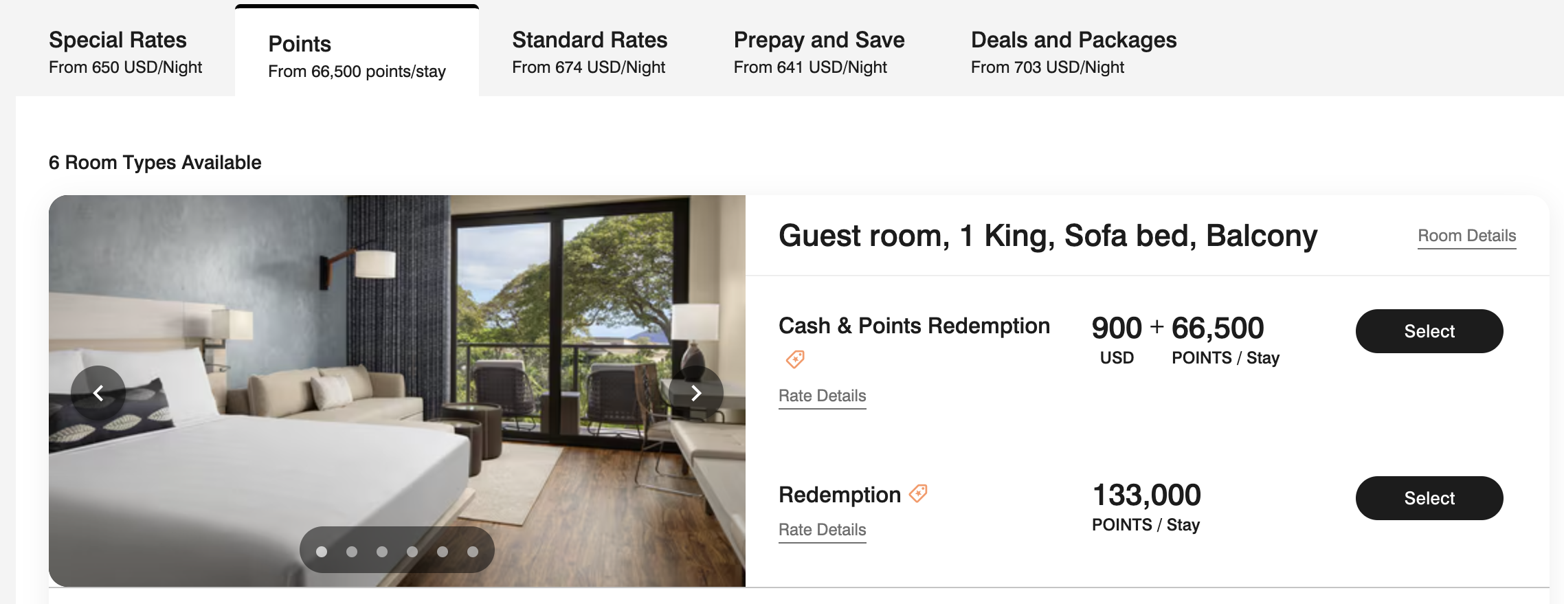 AC Hotel by Marriott Maui Wailea advance rate points