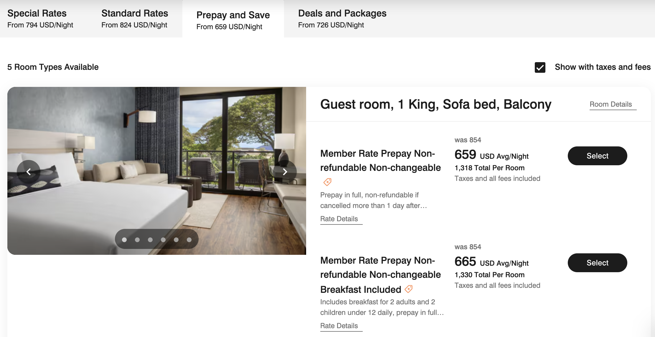 AC Hotel by Marriott Maui Wailea close in rate prepay
