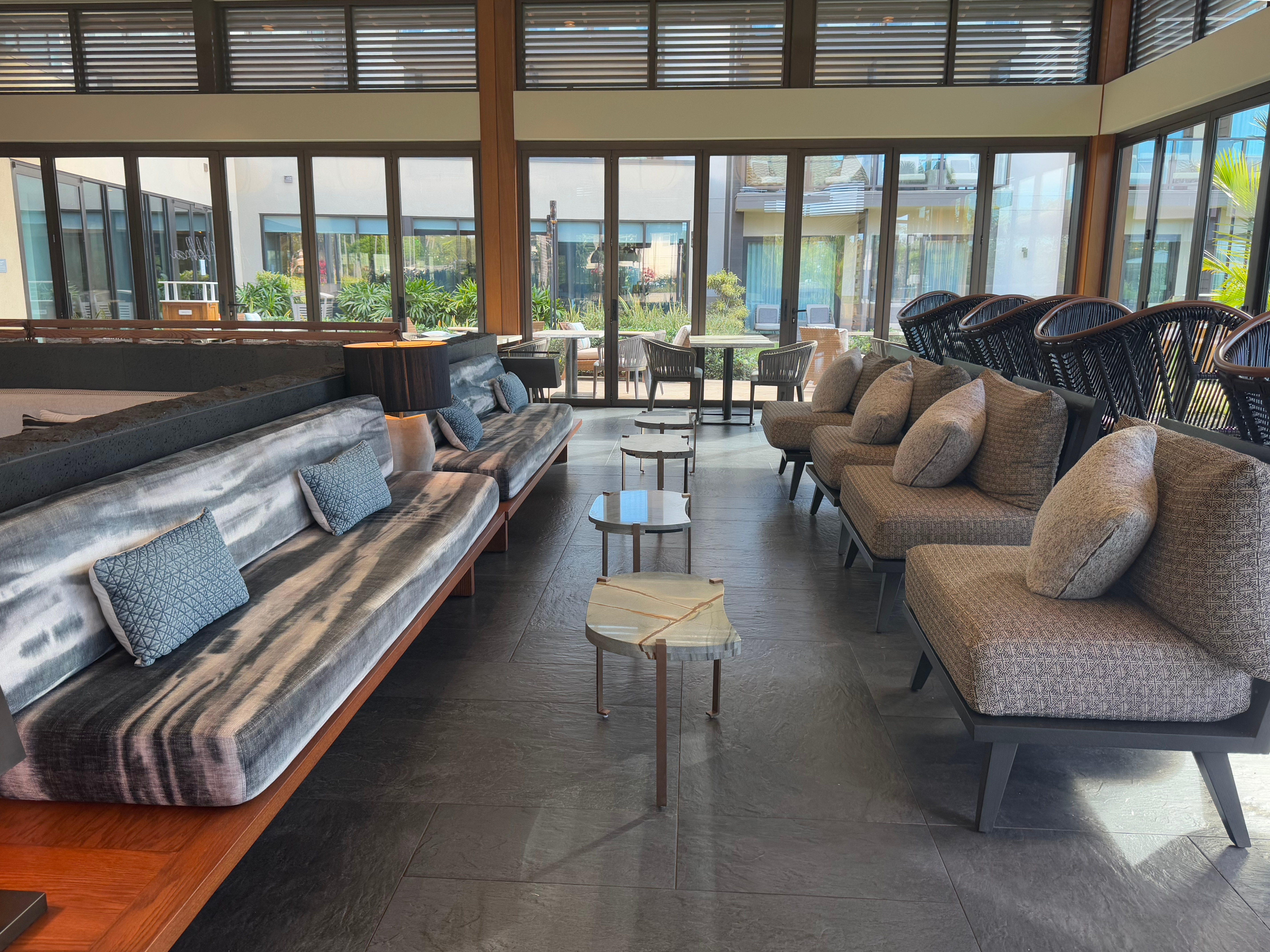 AC Hotel by Marriott Maui Wailea lobby bench seating