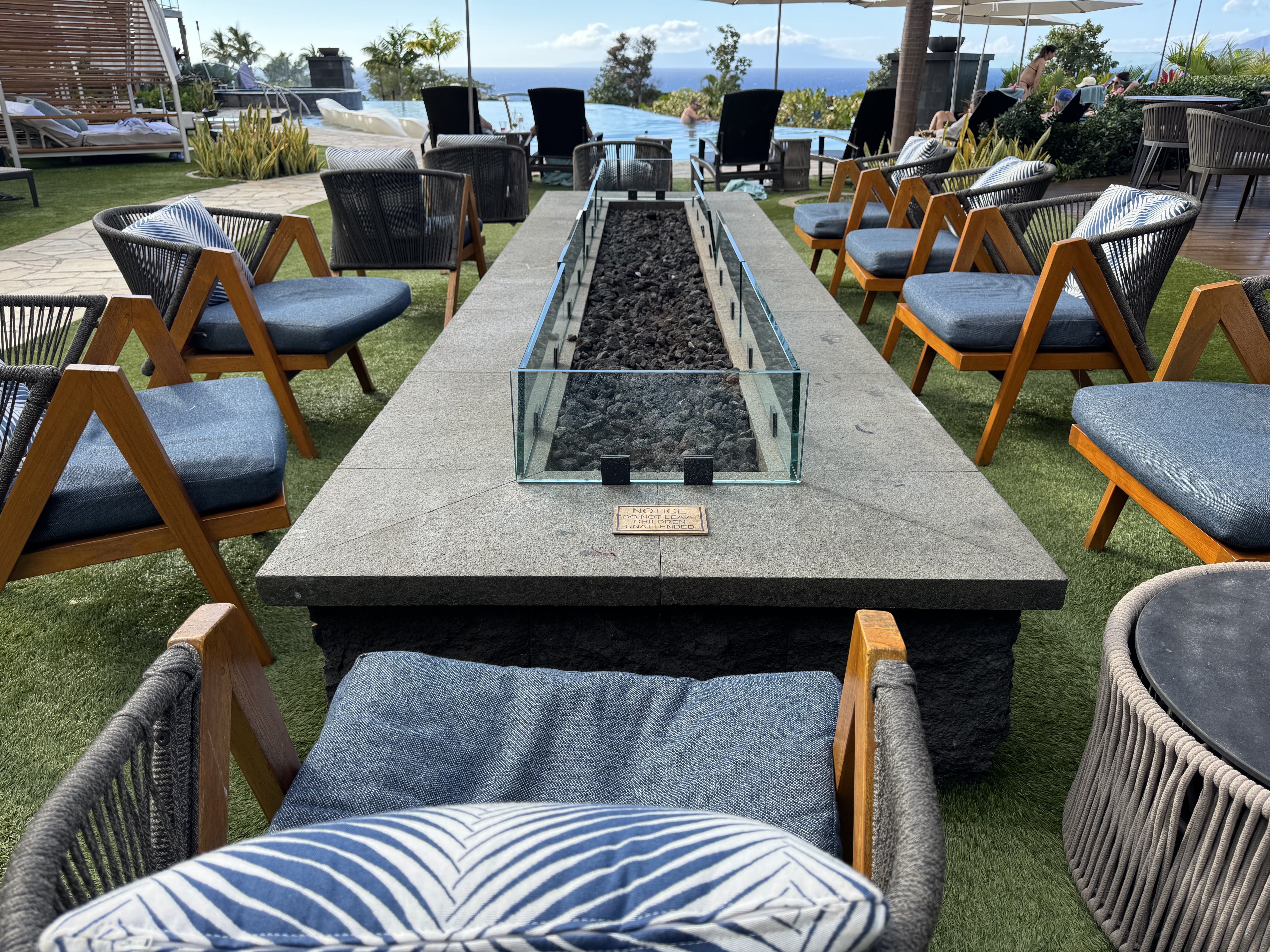 AC Hotel by Marriott Maui Wailea pool bar fire pit