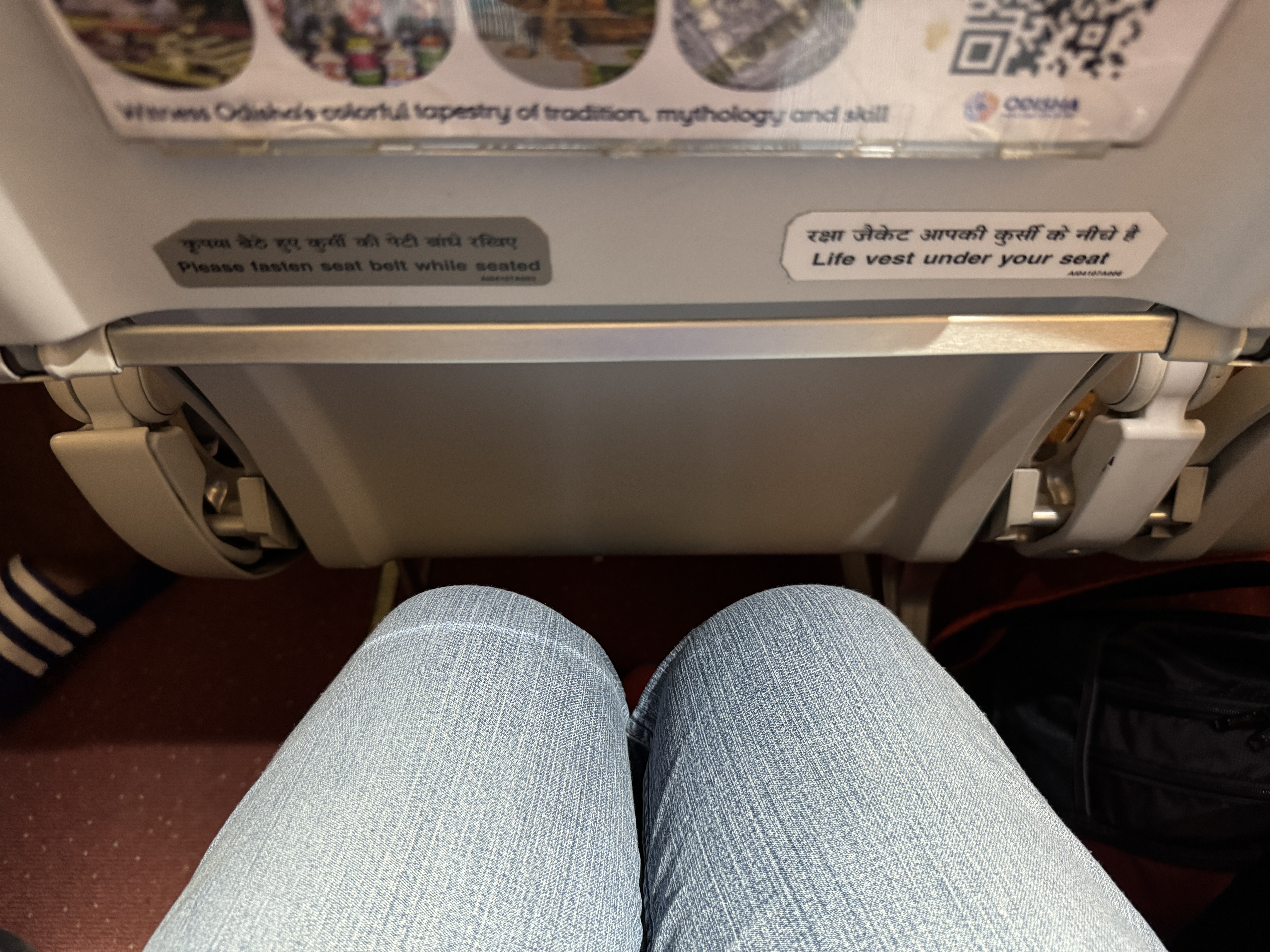 Air India A320 Economy DOH BOM legroom Air India A320 Economy DOH BOM legroom