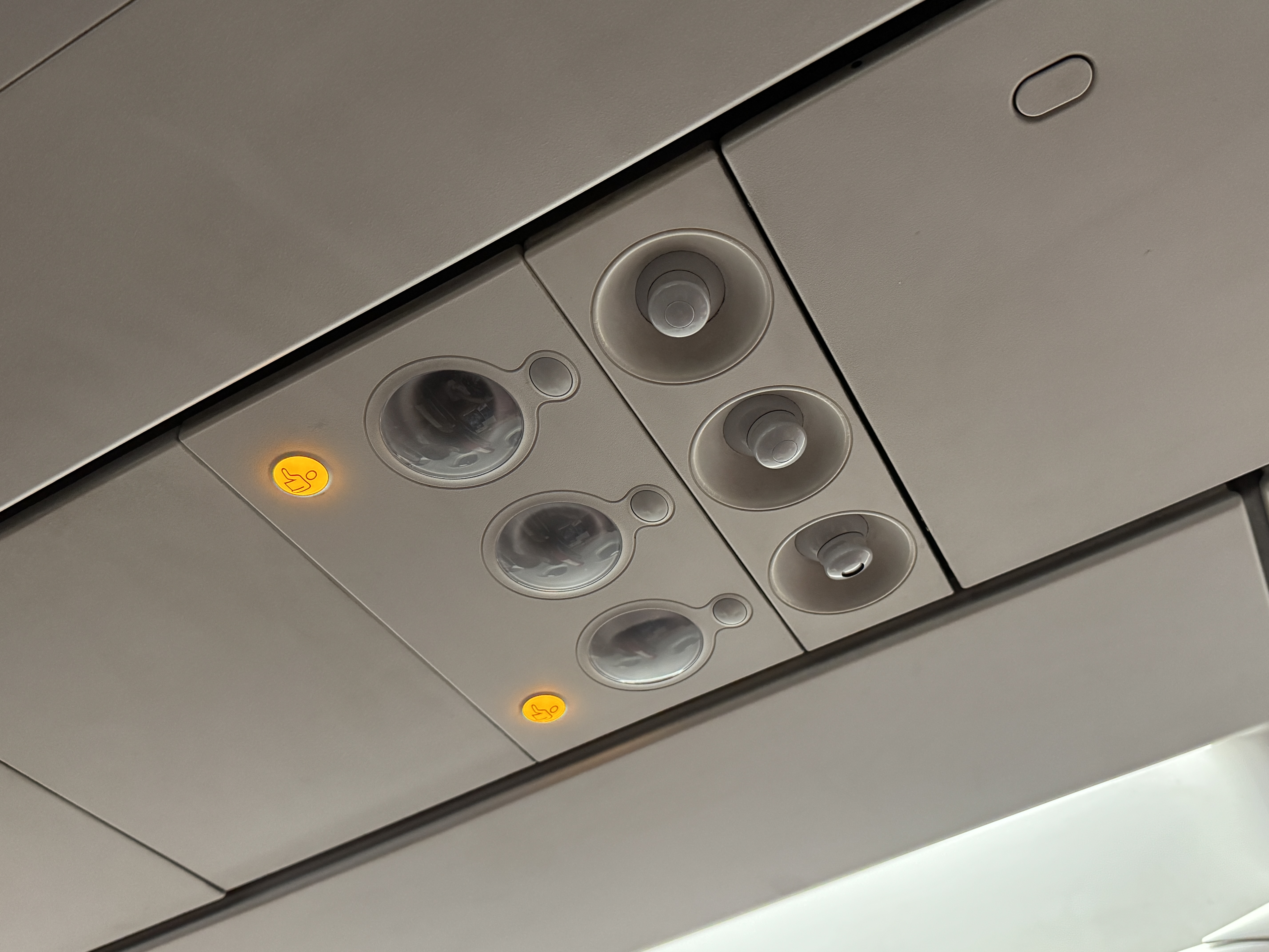 Air India A320 Economy DOH BOM lights air Air India A320 Economy DOH BOM lights air