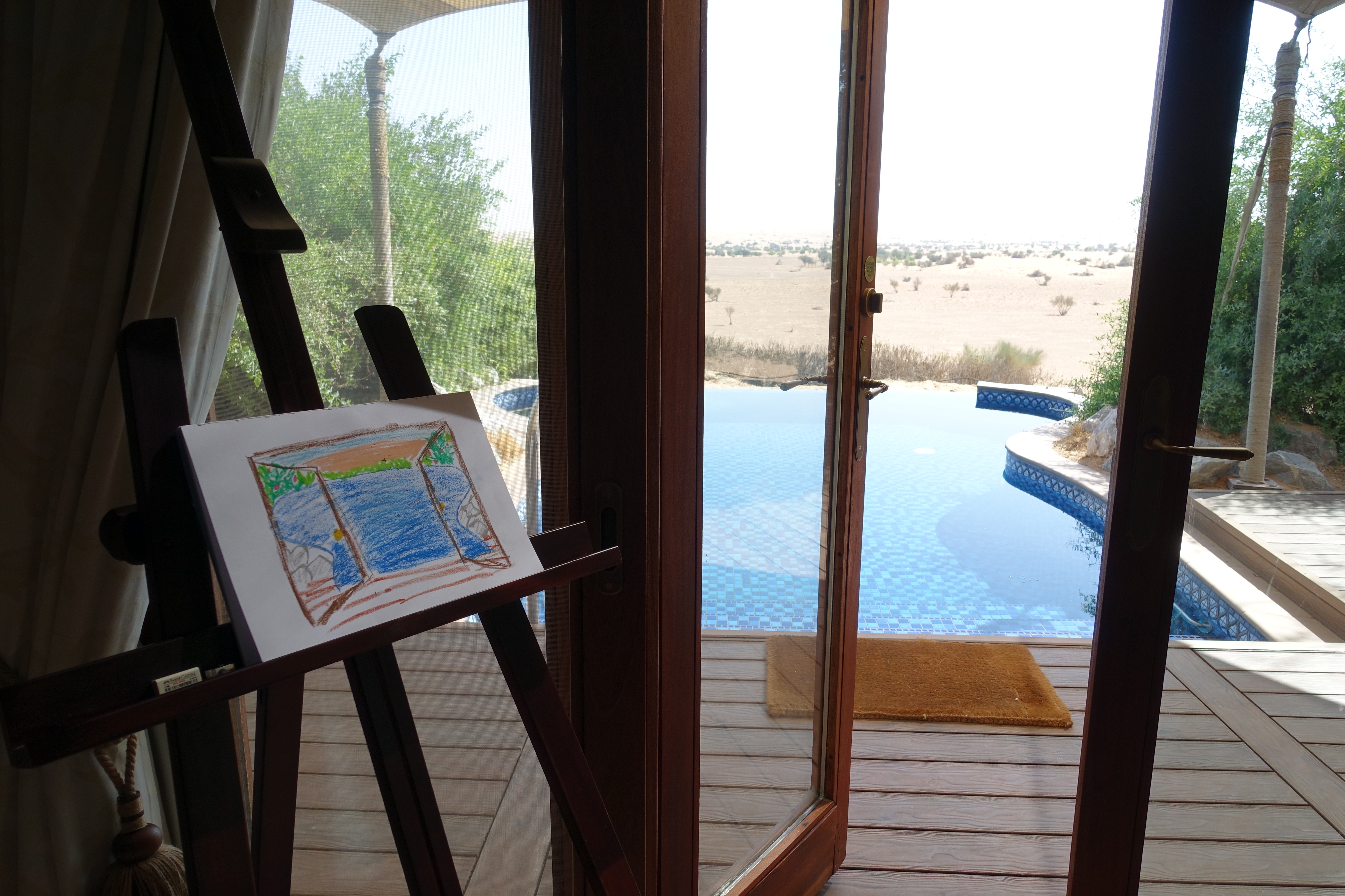 Al Maha painting Al Maha easel