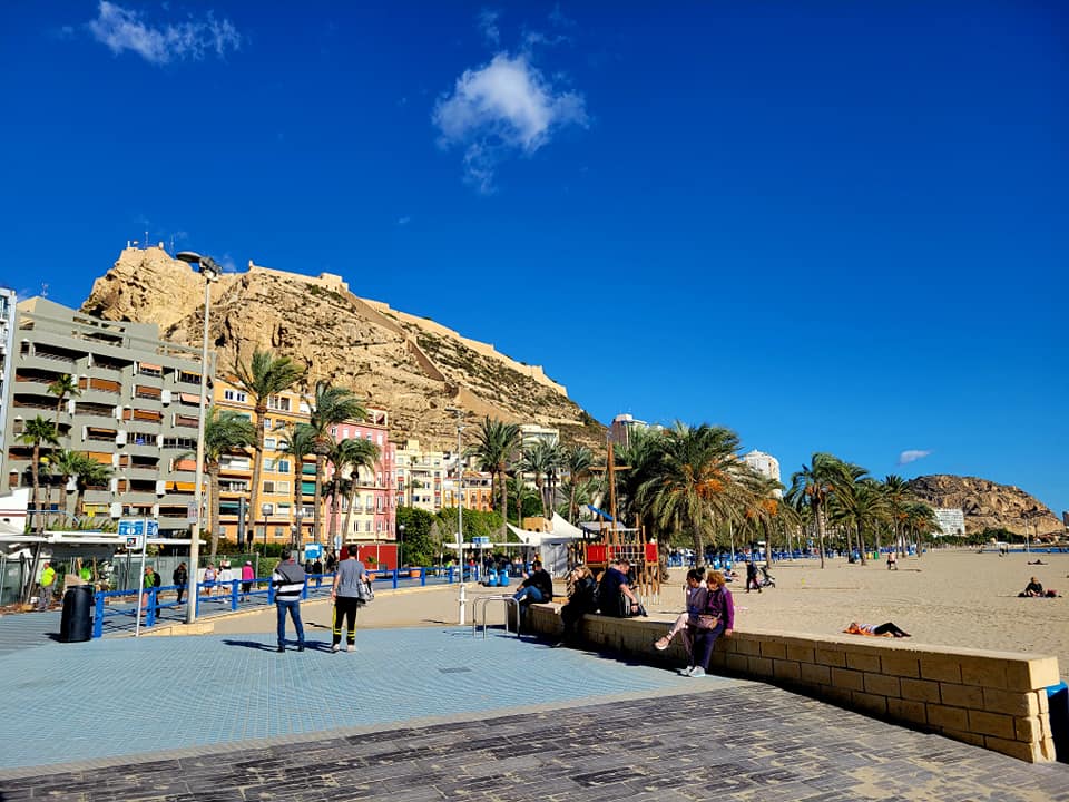 Alicante Spain Beach and Castle Alicante Spain Beach and Castle