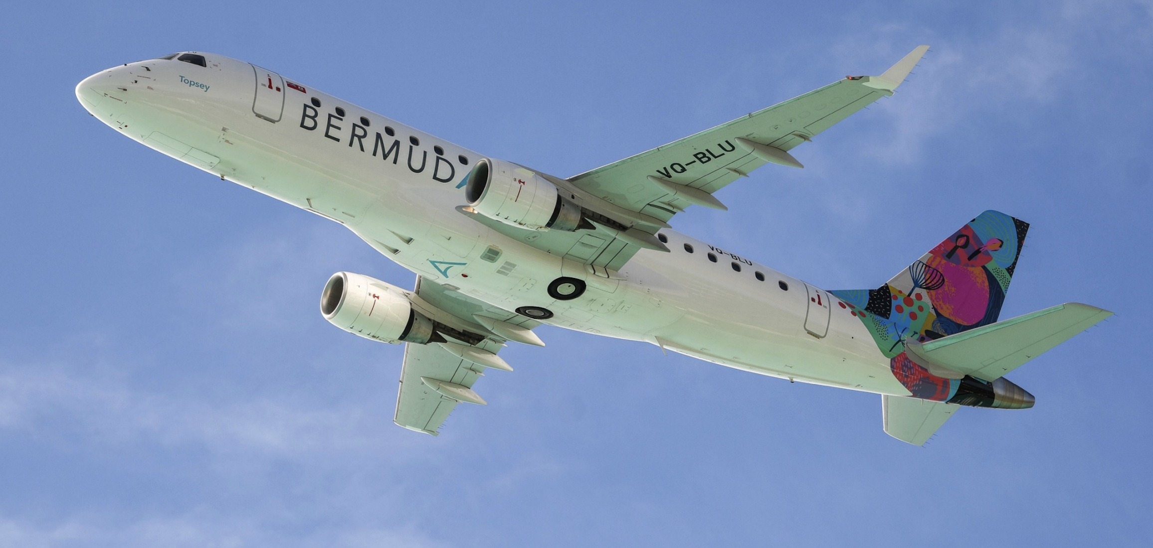 Bermudair plane in flight