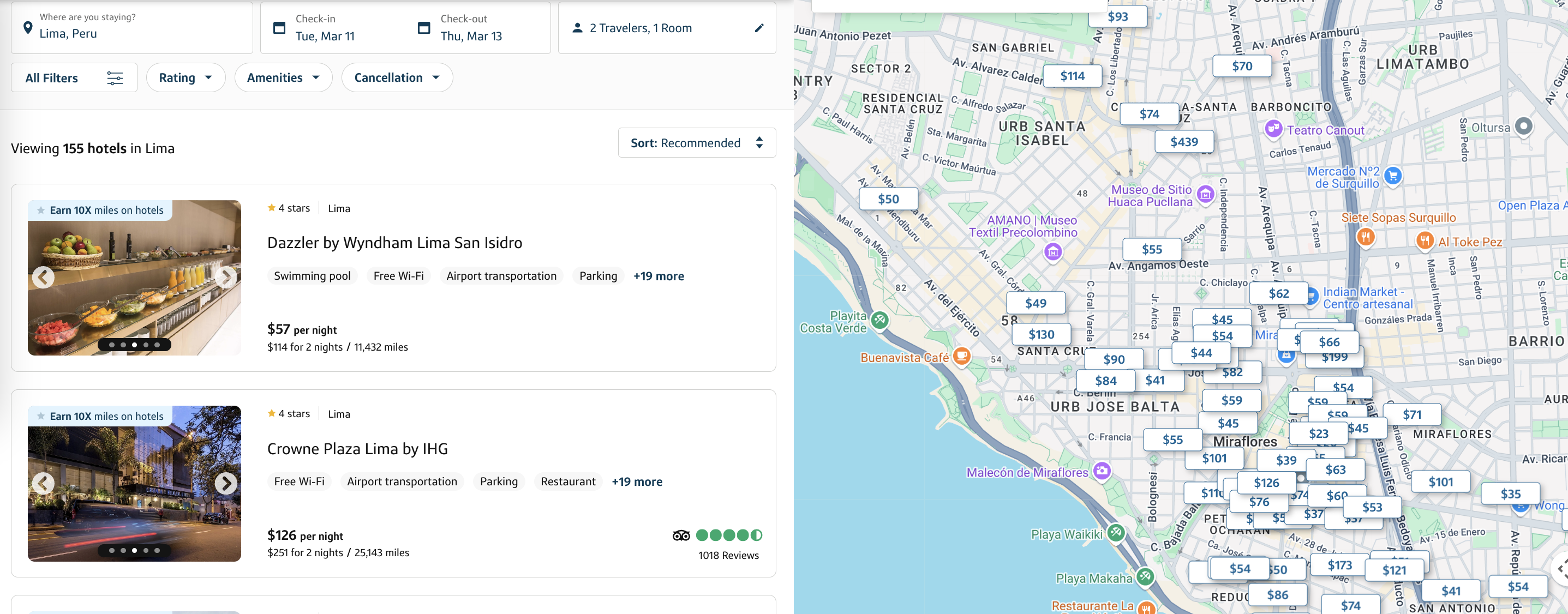Booking hotels through Capital One Travel Booking hotels through Capital One Travel