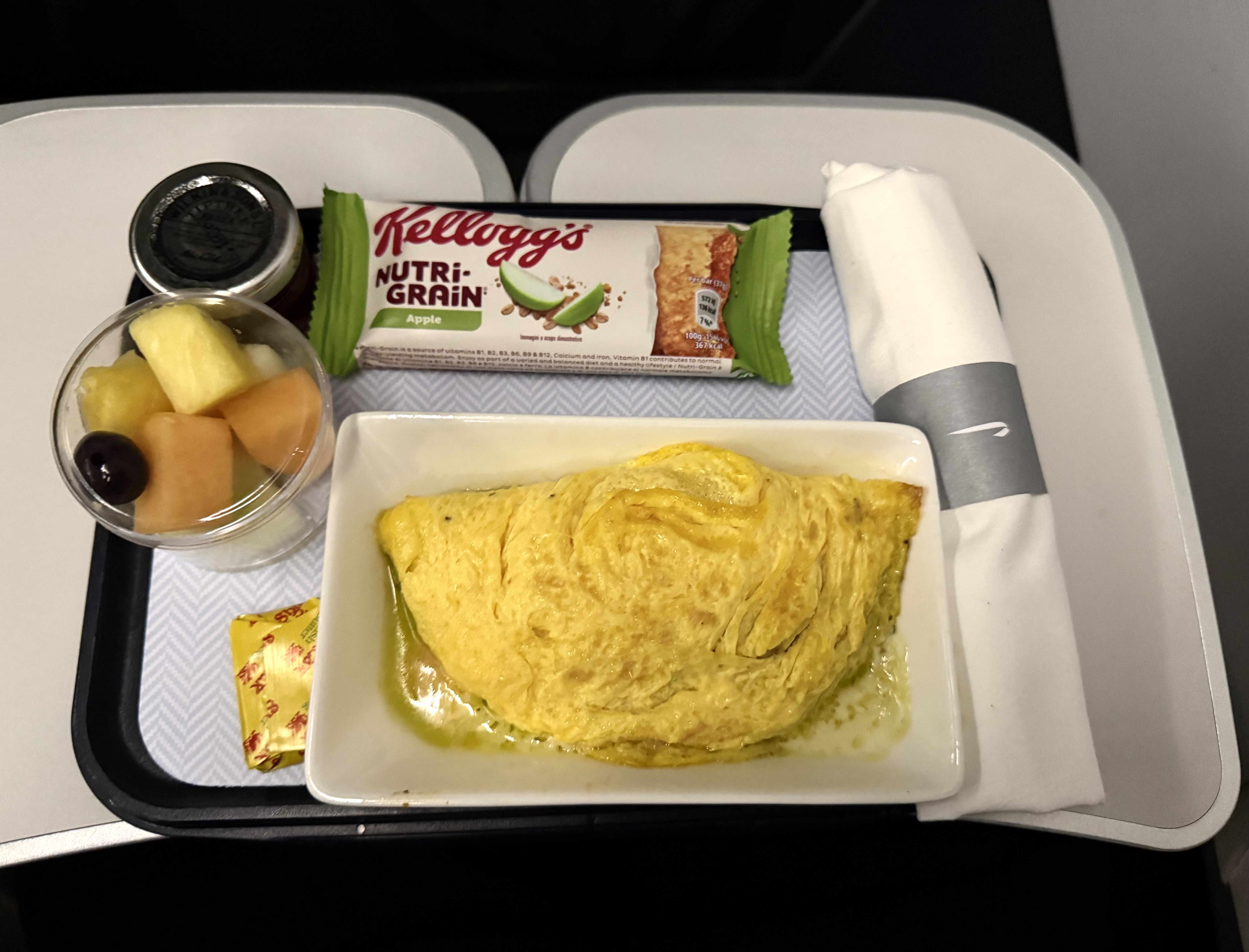 British Airways Club Europe Meal