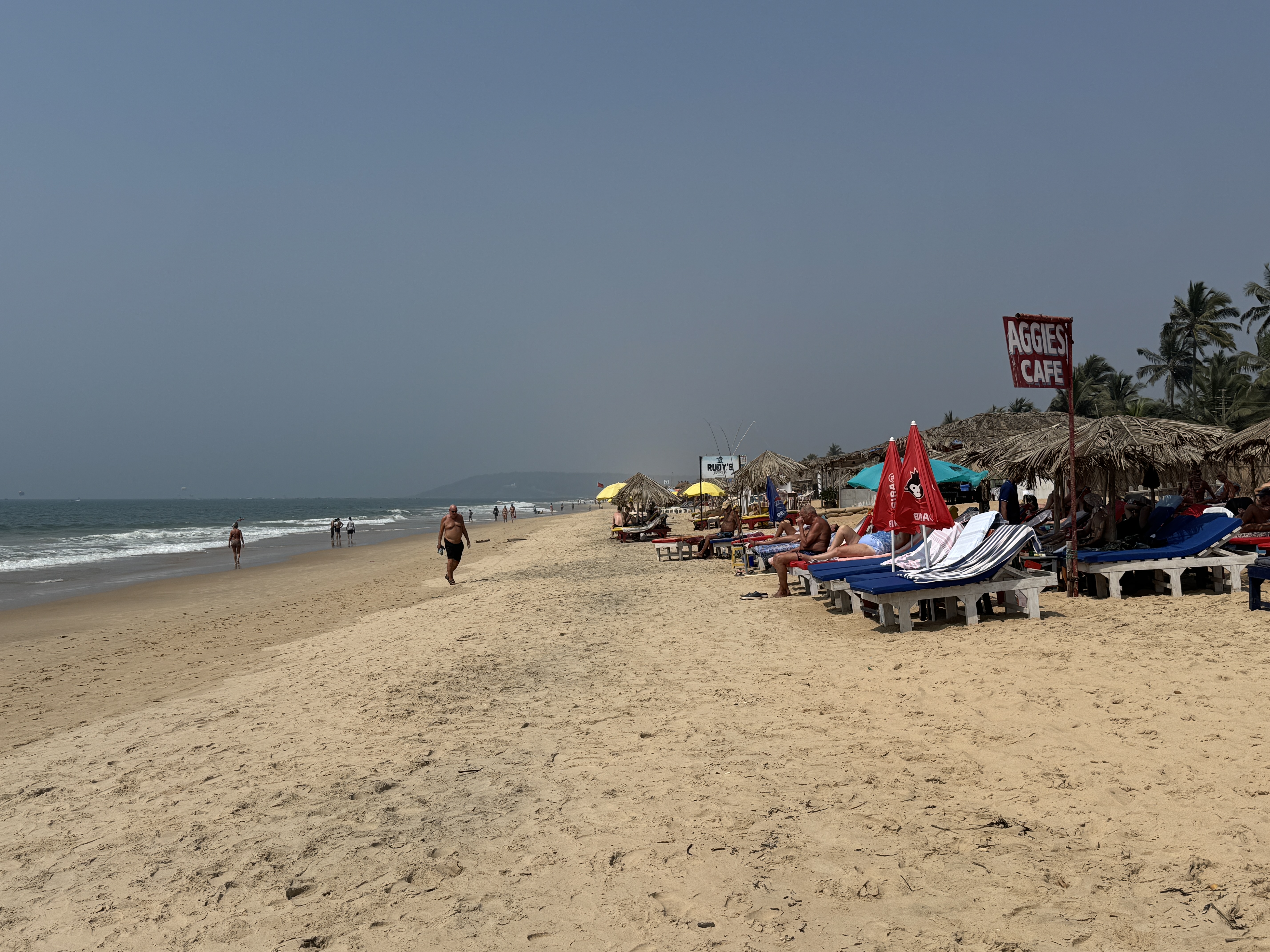 Calangute Beach looking north Calangute Beach looking north