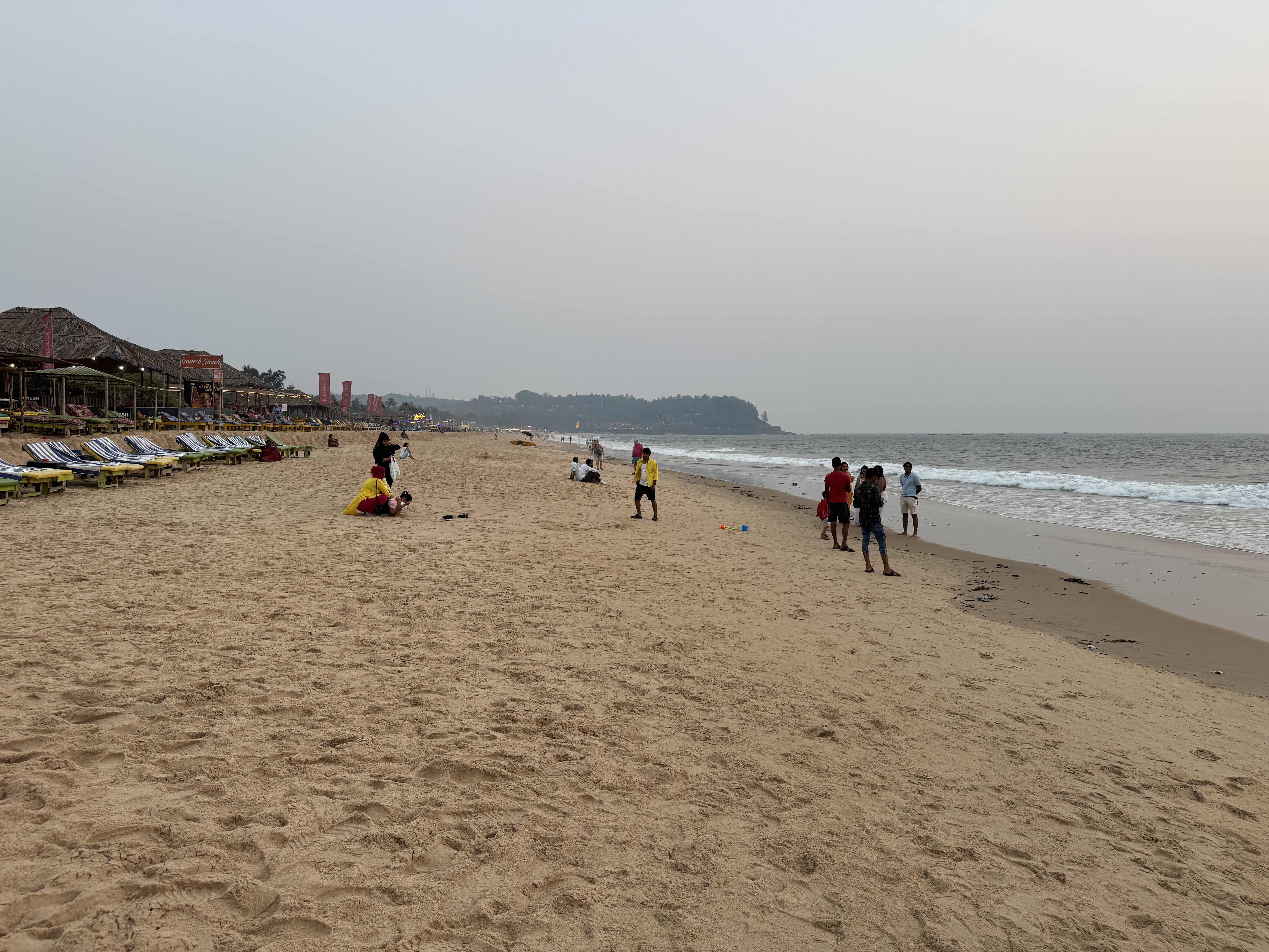Candolim Beach entry from hotel Candolim Beach entry from hotel