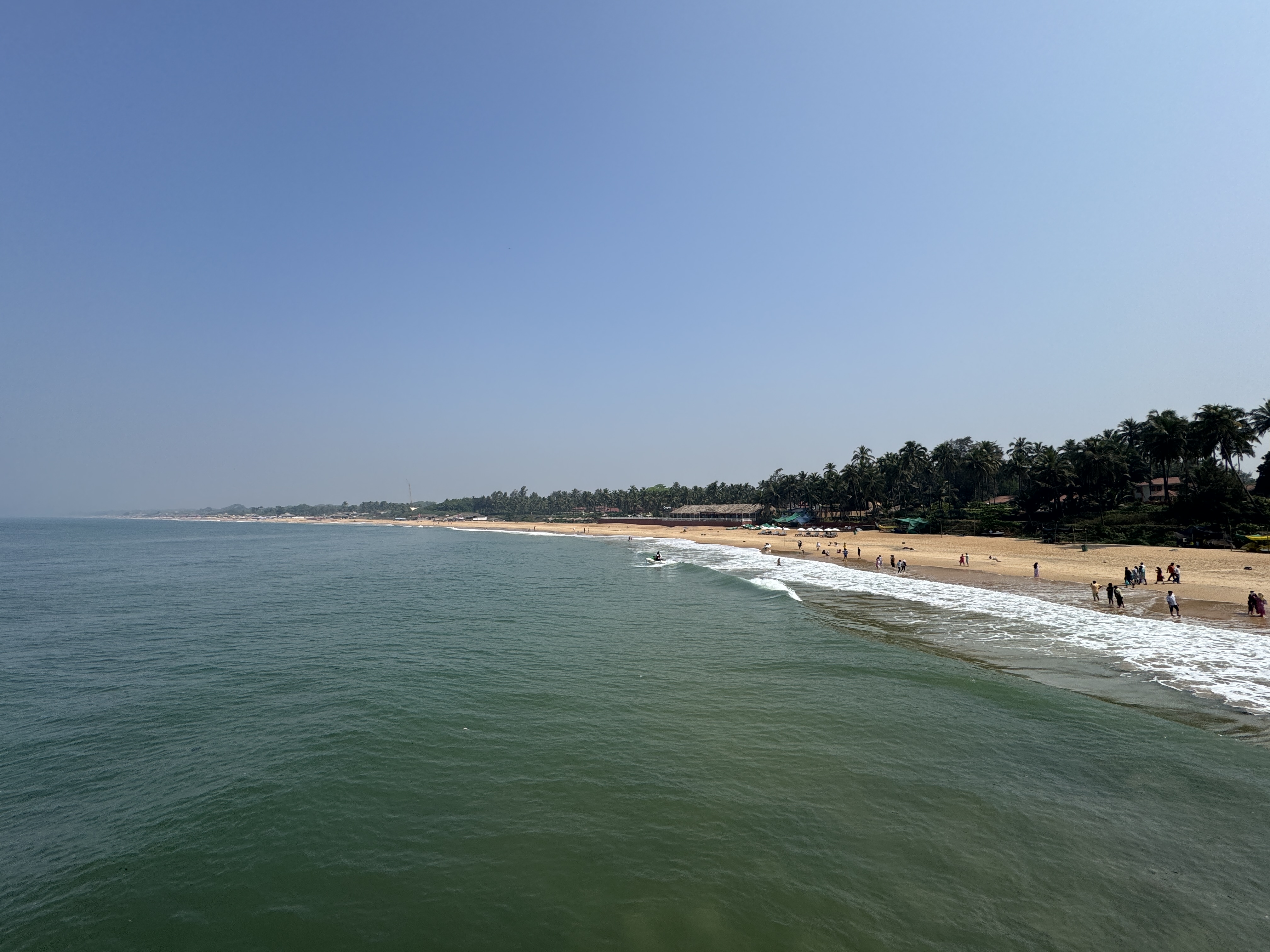 Candolim Beach from Sinquerim Fort Goa Candolim Beach from Sinquerim Fort Goa