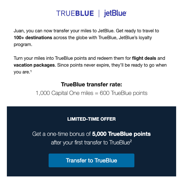 Capital One JetBlue Transfer 1 Capital One JetBlue Transfer 1