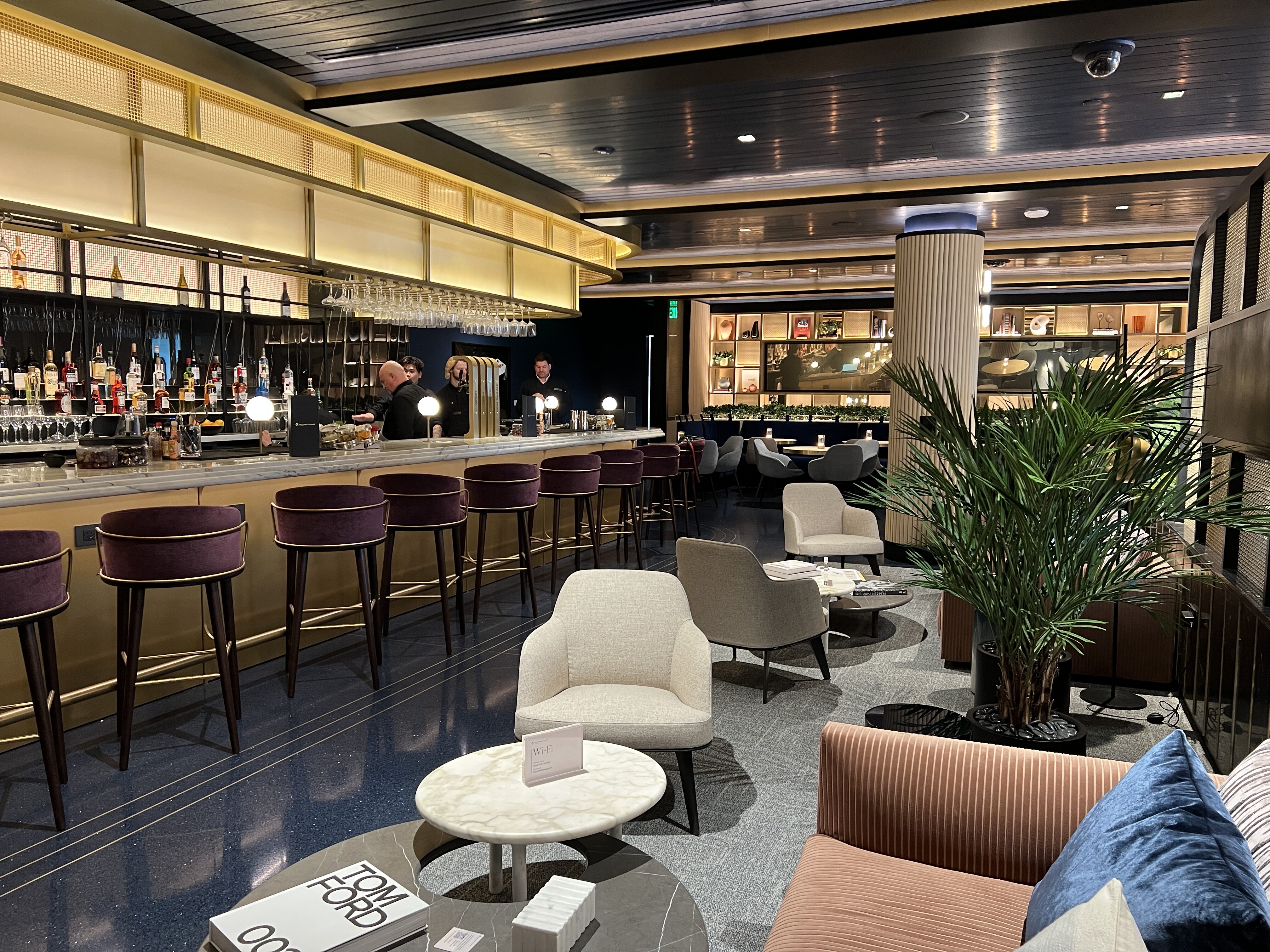 Chase Sapphire Lounge PHL Bar Seating Horizontal