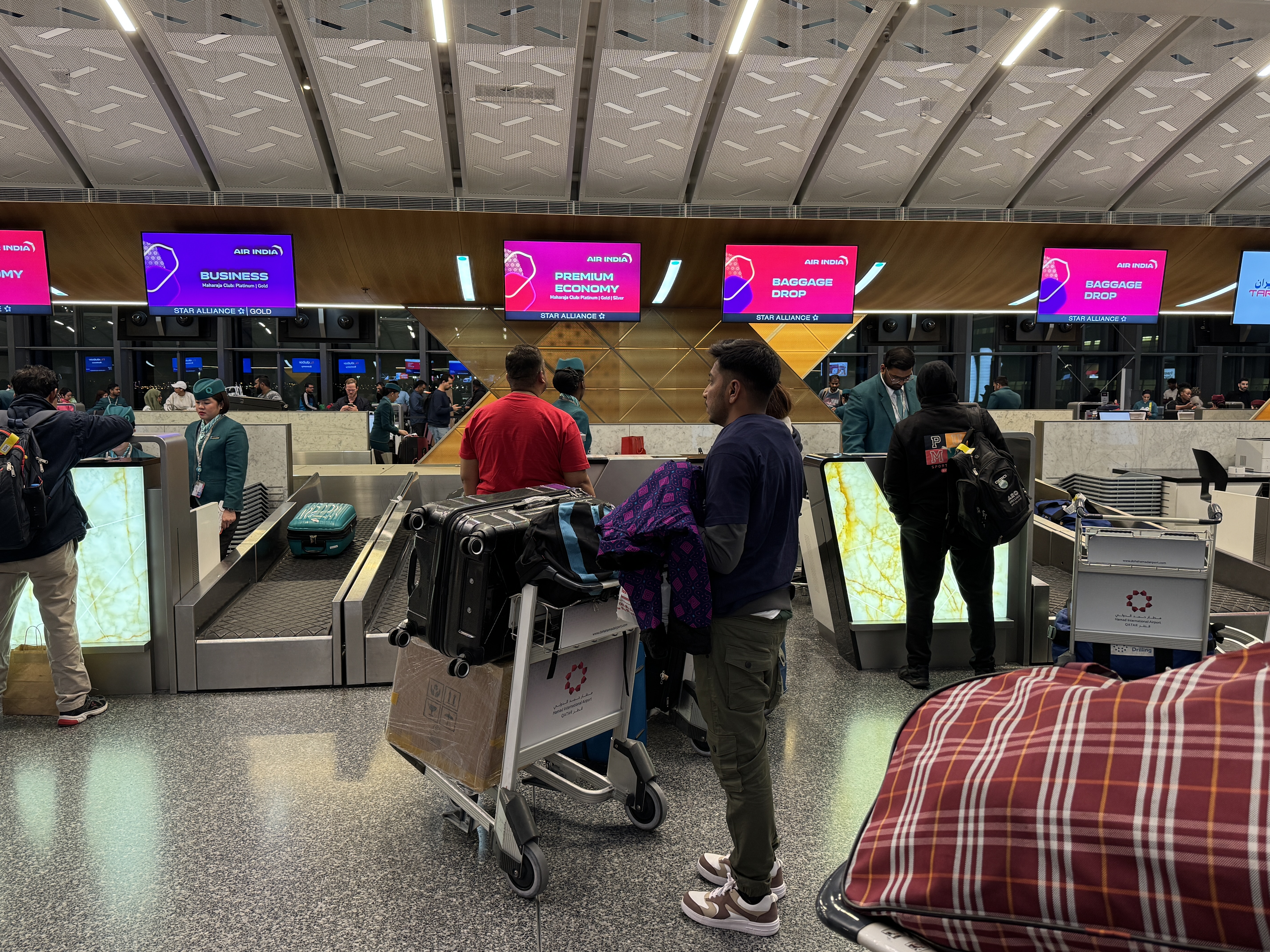 DOH Airport Air India check in DOH Airport Air India check in