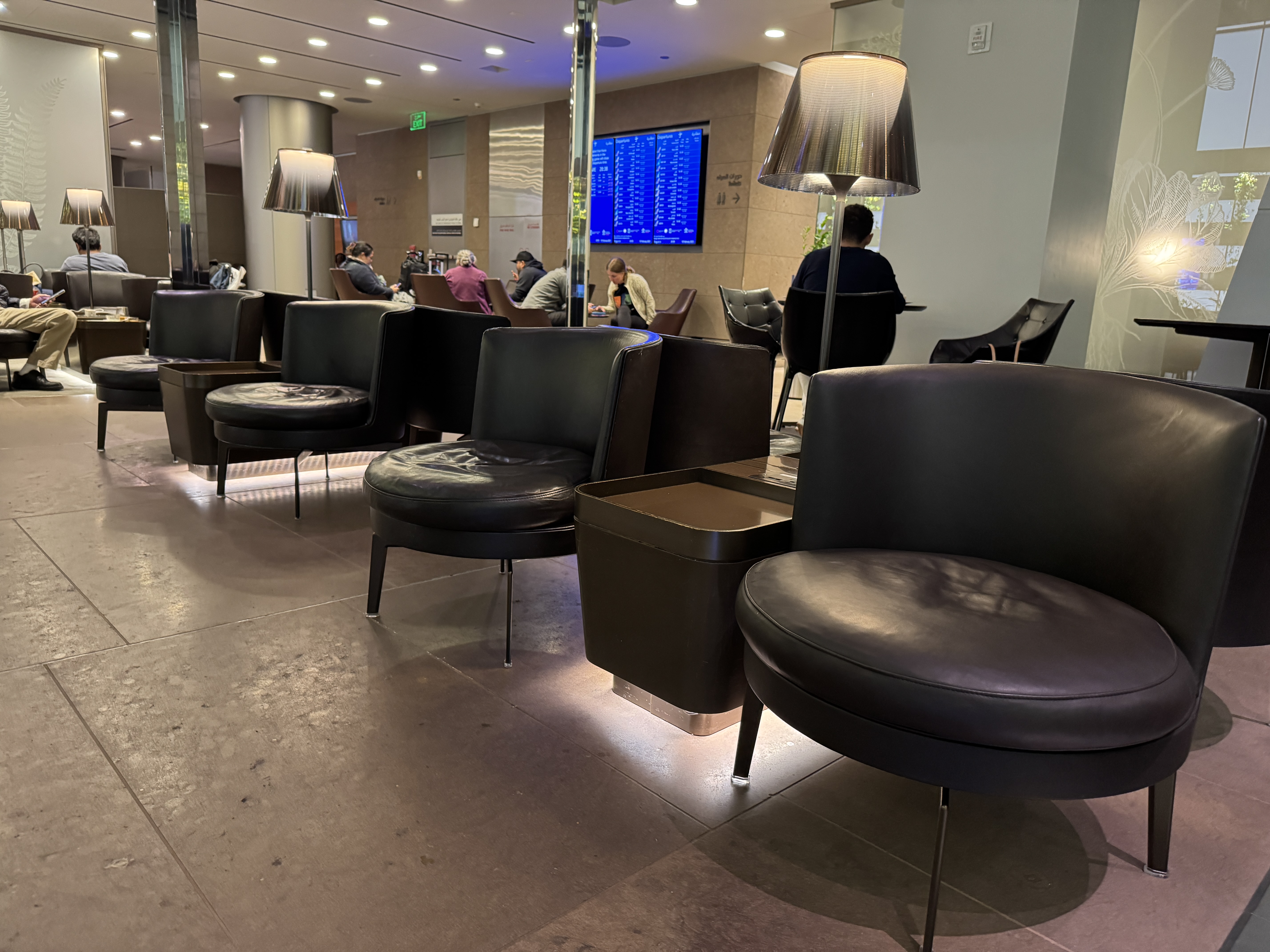 DOH Al Maha Lounge South seating DOH Al Maha Lounge South seating