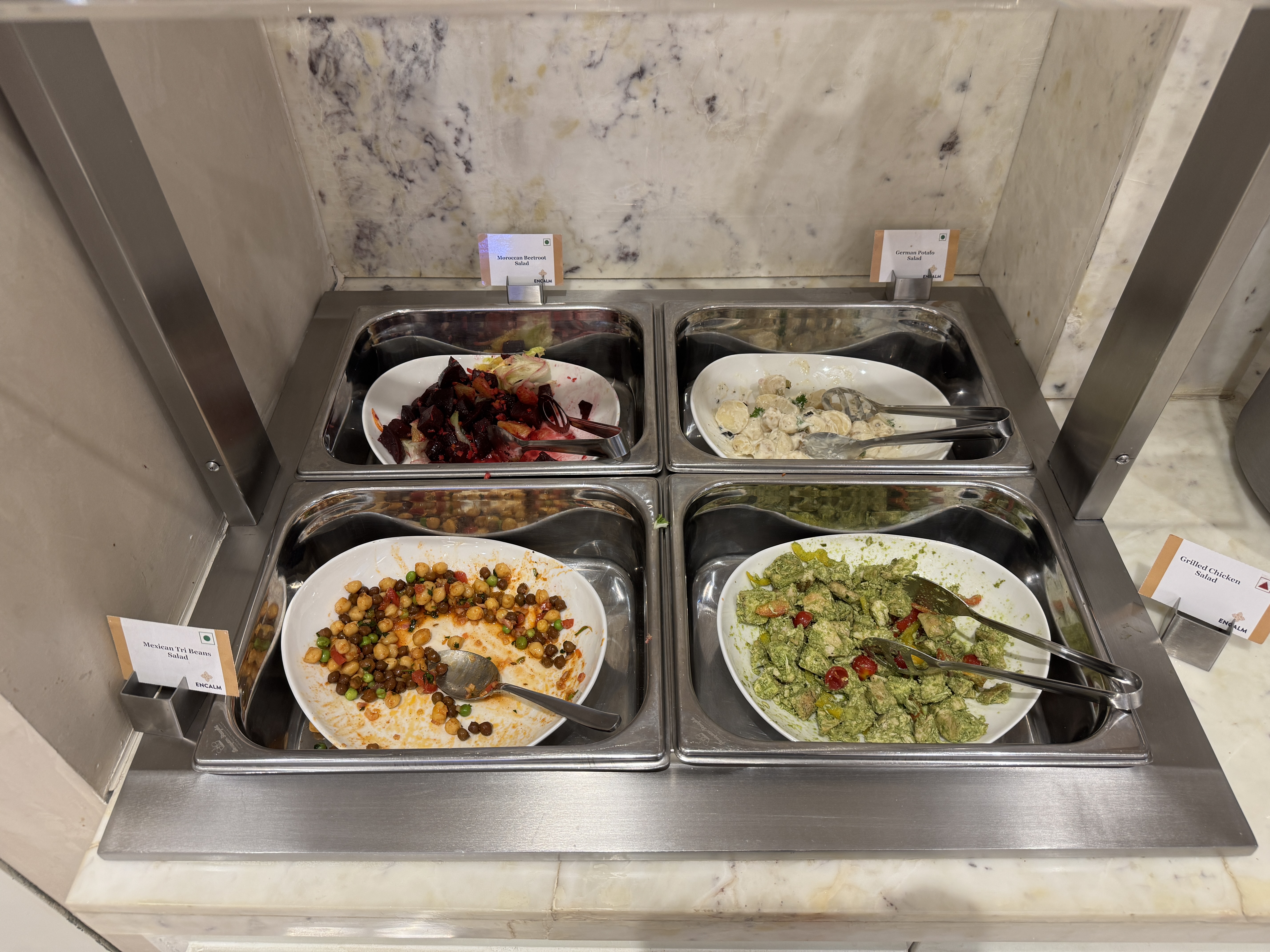 Encalm Lounge GOX cold food Encalm Lounge GOX cold food