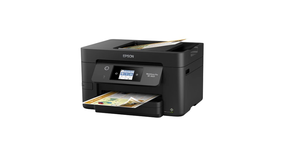 Epson WorkForce Pro WF 3820 Wireless Color All In One Inkjet Printer with Fax Epson WorkForce Pro WF 3820 Wireless Color All In One Inkjet Printer with Fax