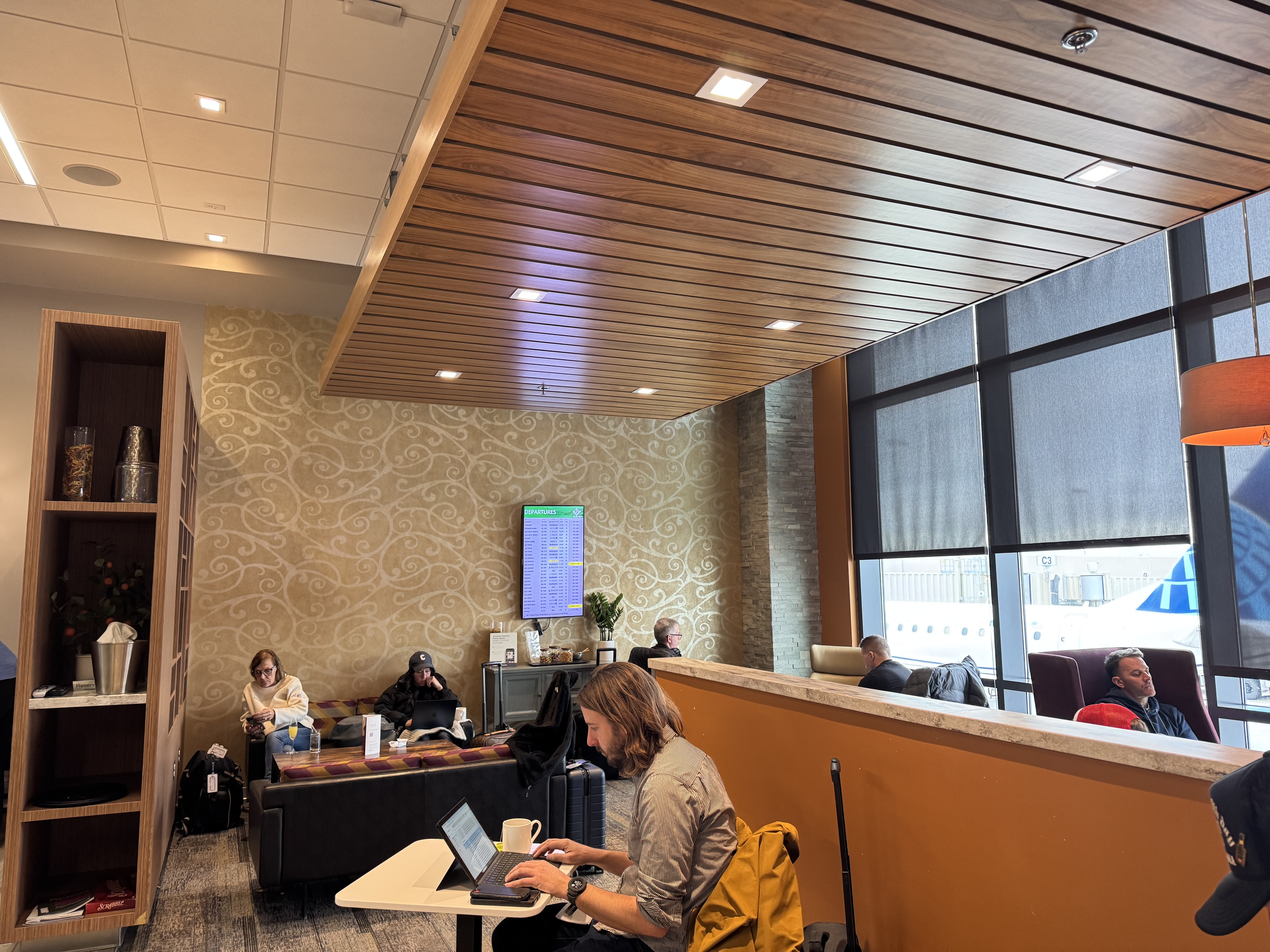 Escape Lounge Centurion Studio Reno RNO near seating Escape Lounge Centurion Studio Reno RNO near seating