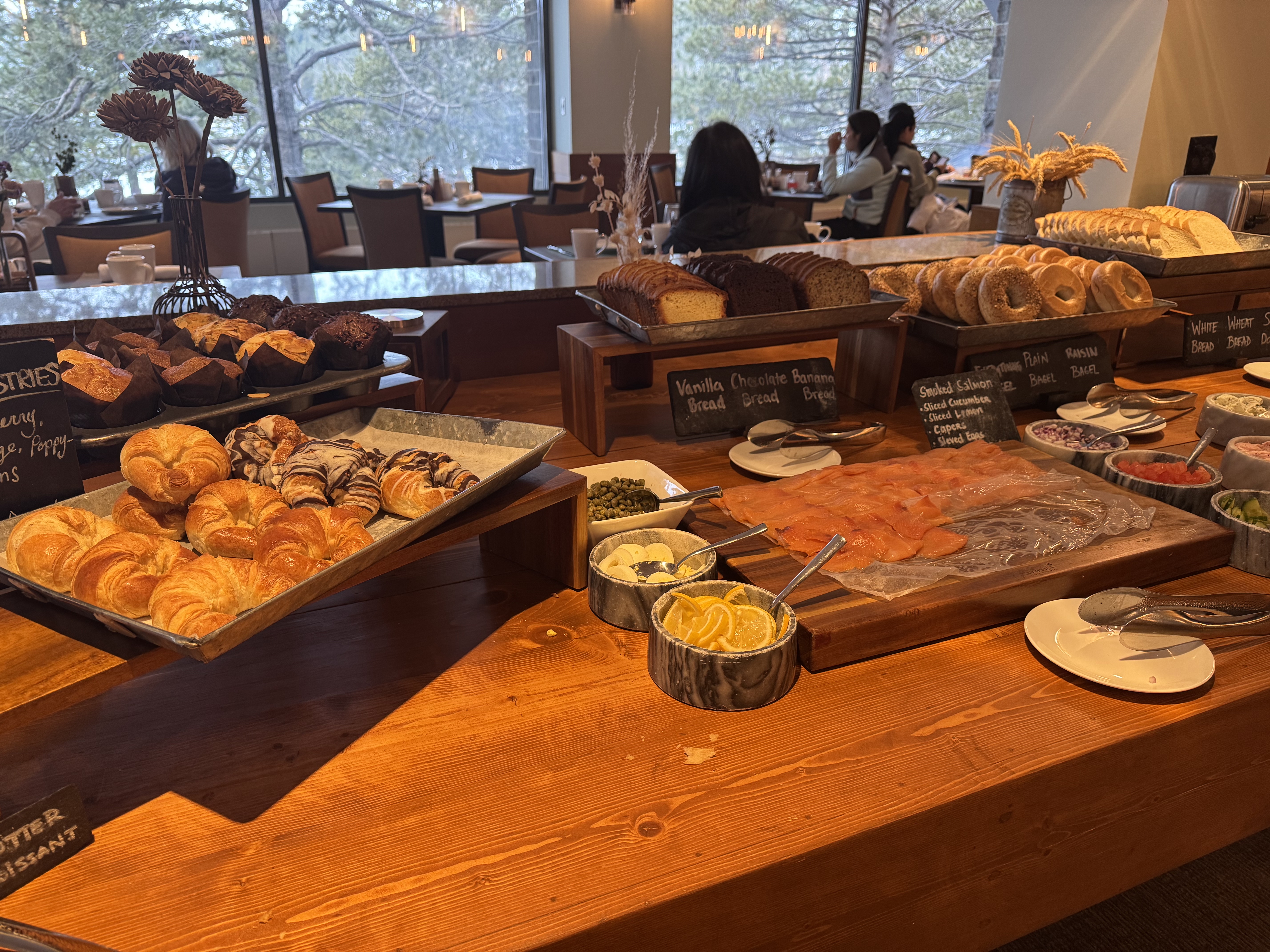 Everline Resort Spa Destination Hyatt Cascades breakfast buffet pastries