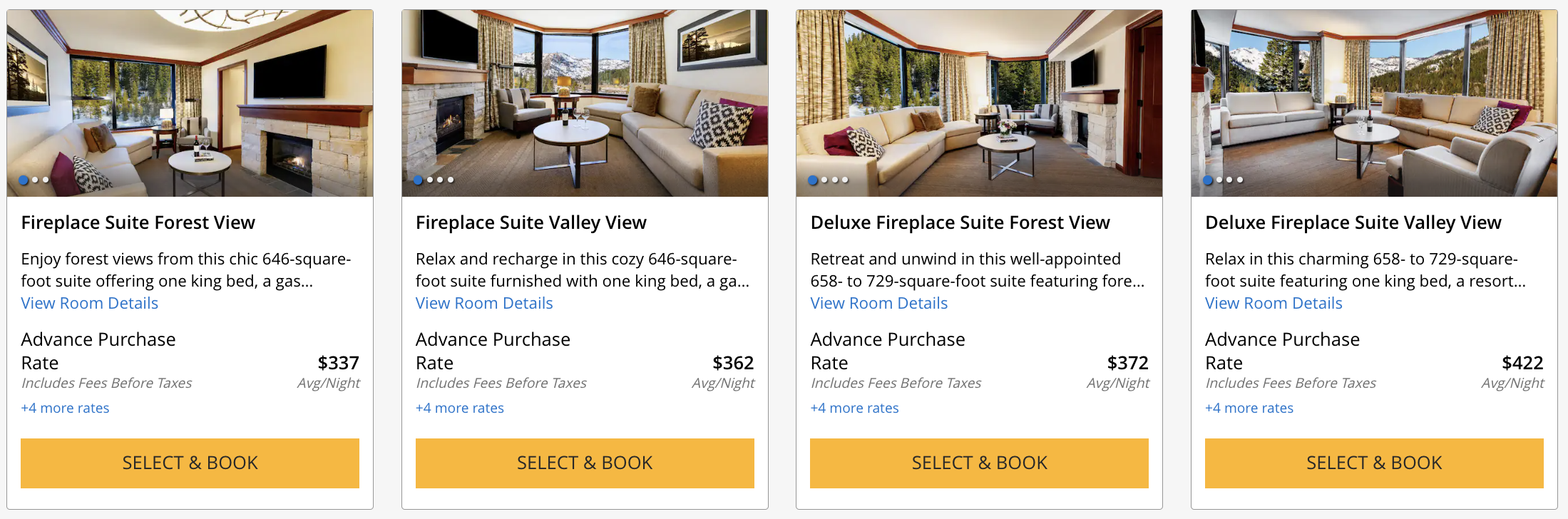 Everline Resort Spa Destination Hyatt cash rates suites