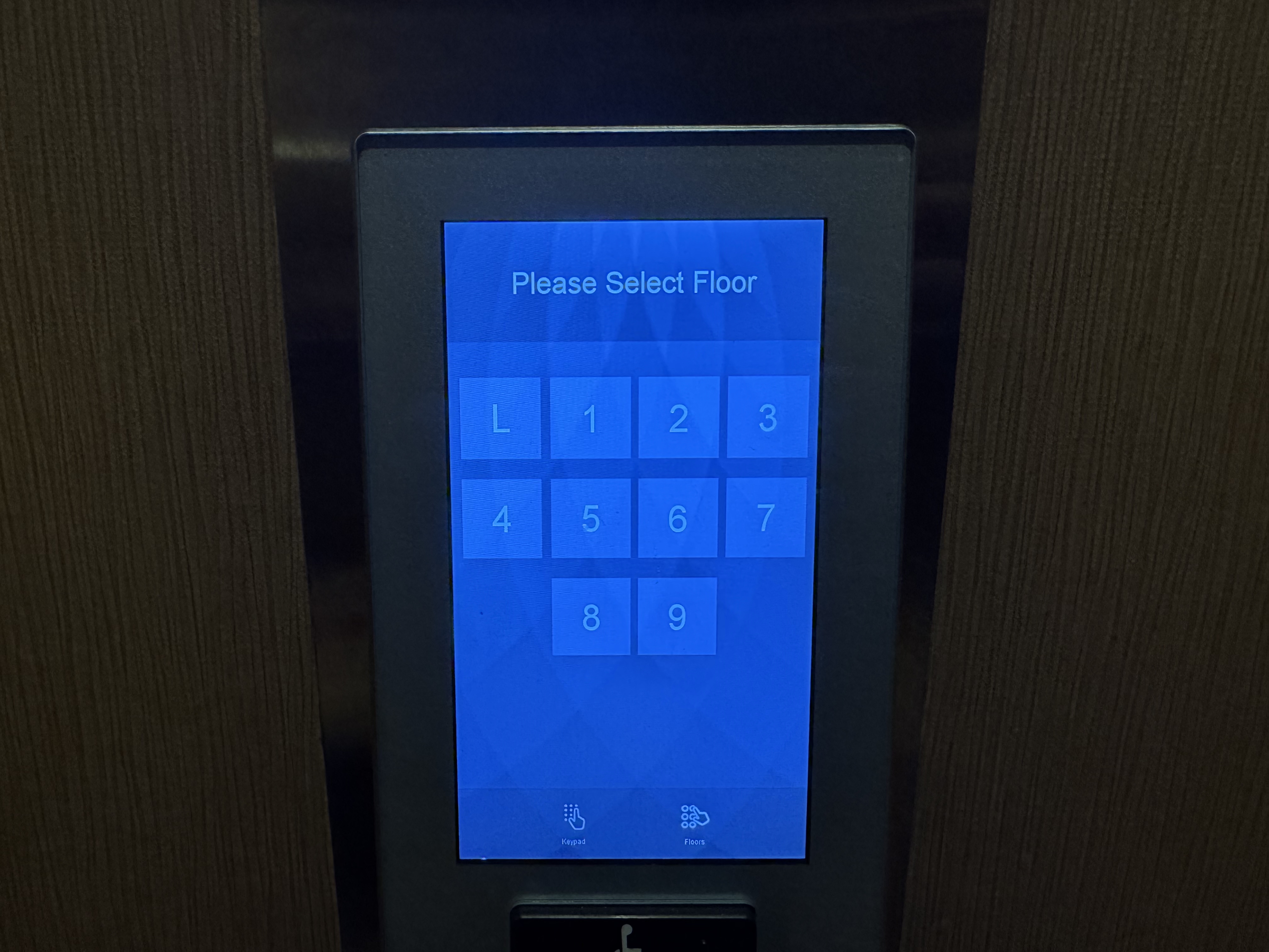 Everline Resort Spa Destination Hyatt elevator controls