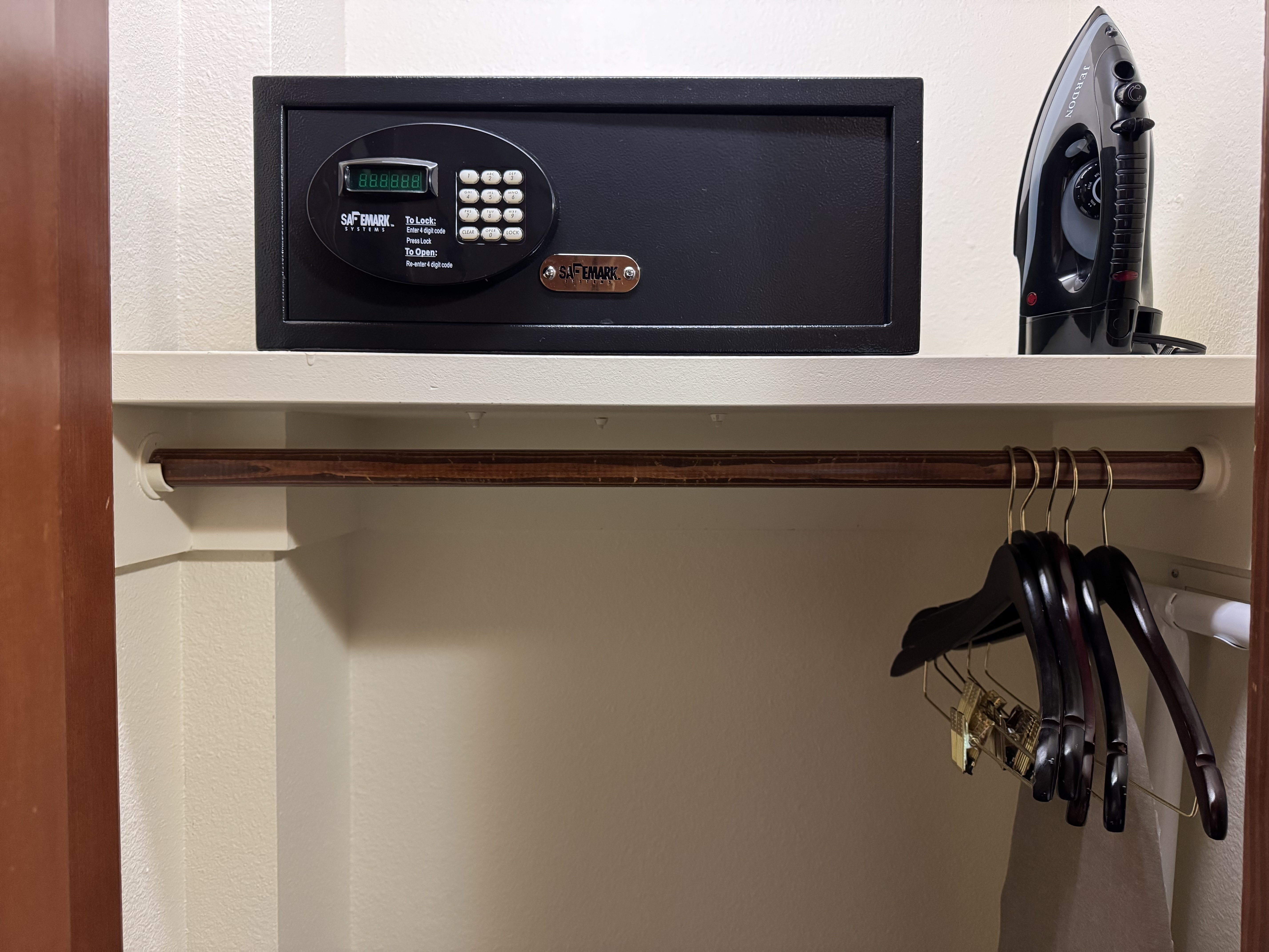 Everline Resort Spa Destination Hyatt kitchen closet hangers iron