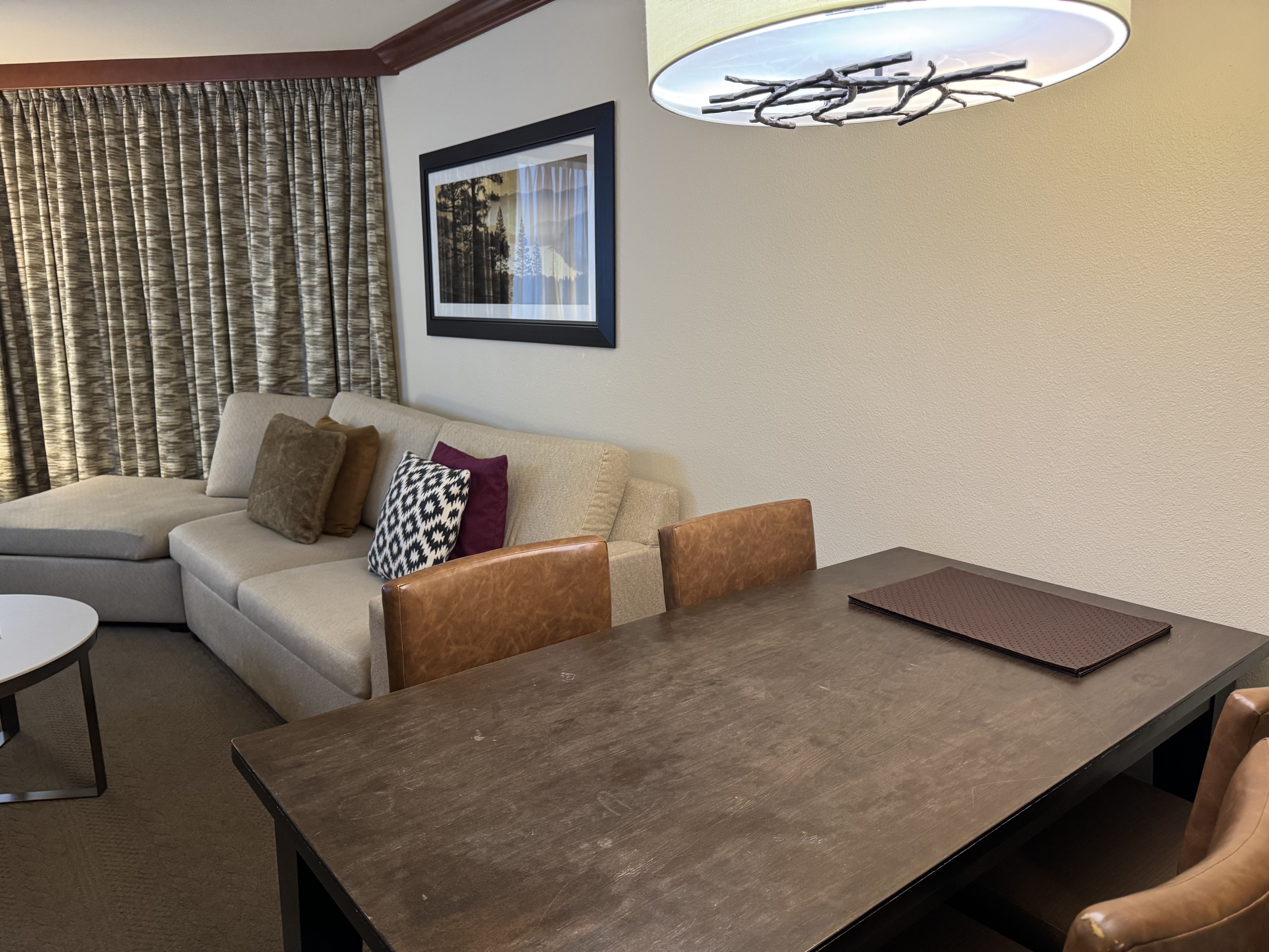 Everline Resort Spa Destination Hyatt living room table chairs