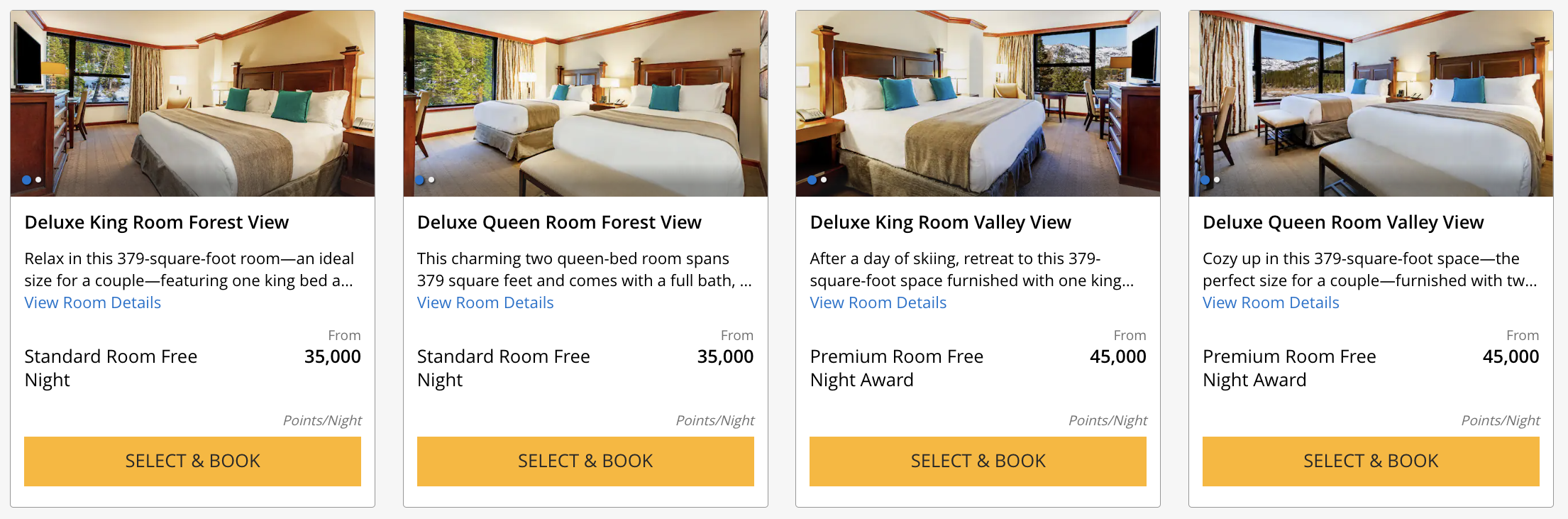 Everline Resort Spa Destination Hyatt points rate