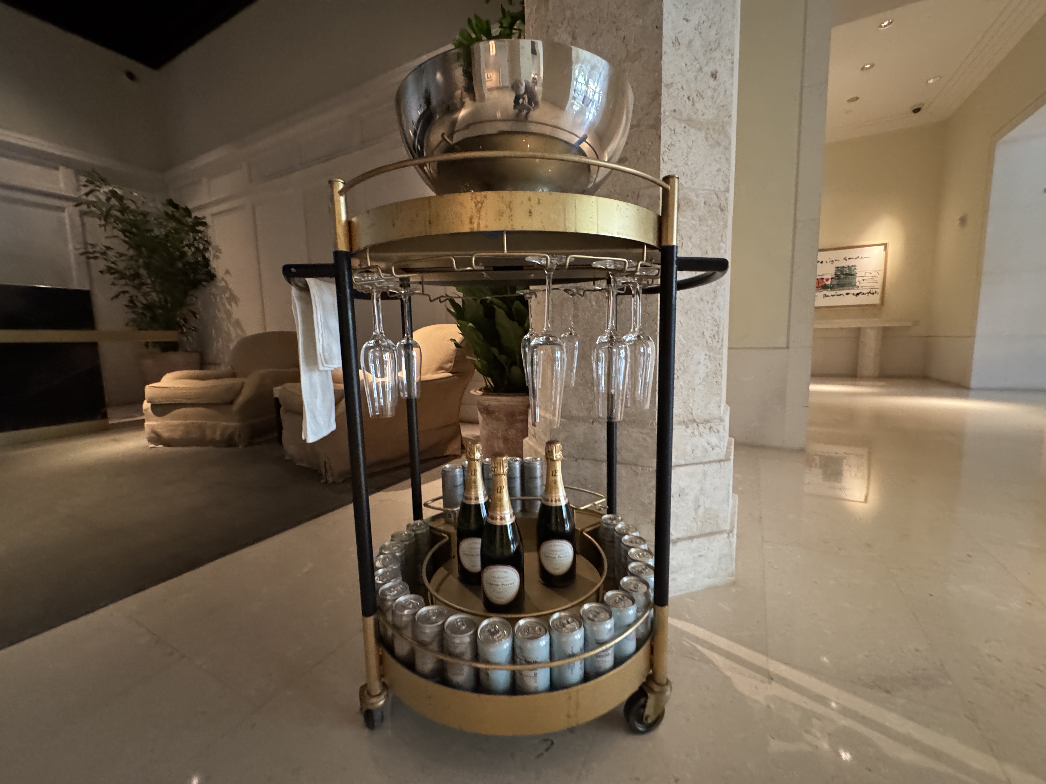 Four Seasons Surf Club Champagne Cart Four Seasons Surf Club Champagne Cart