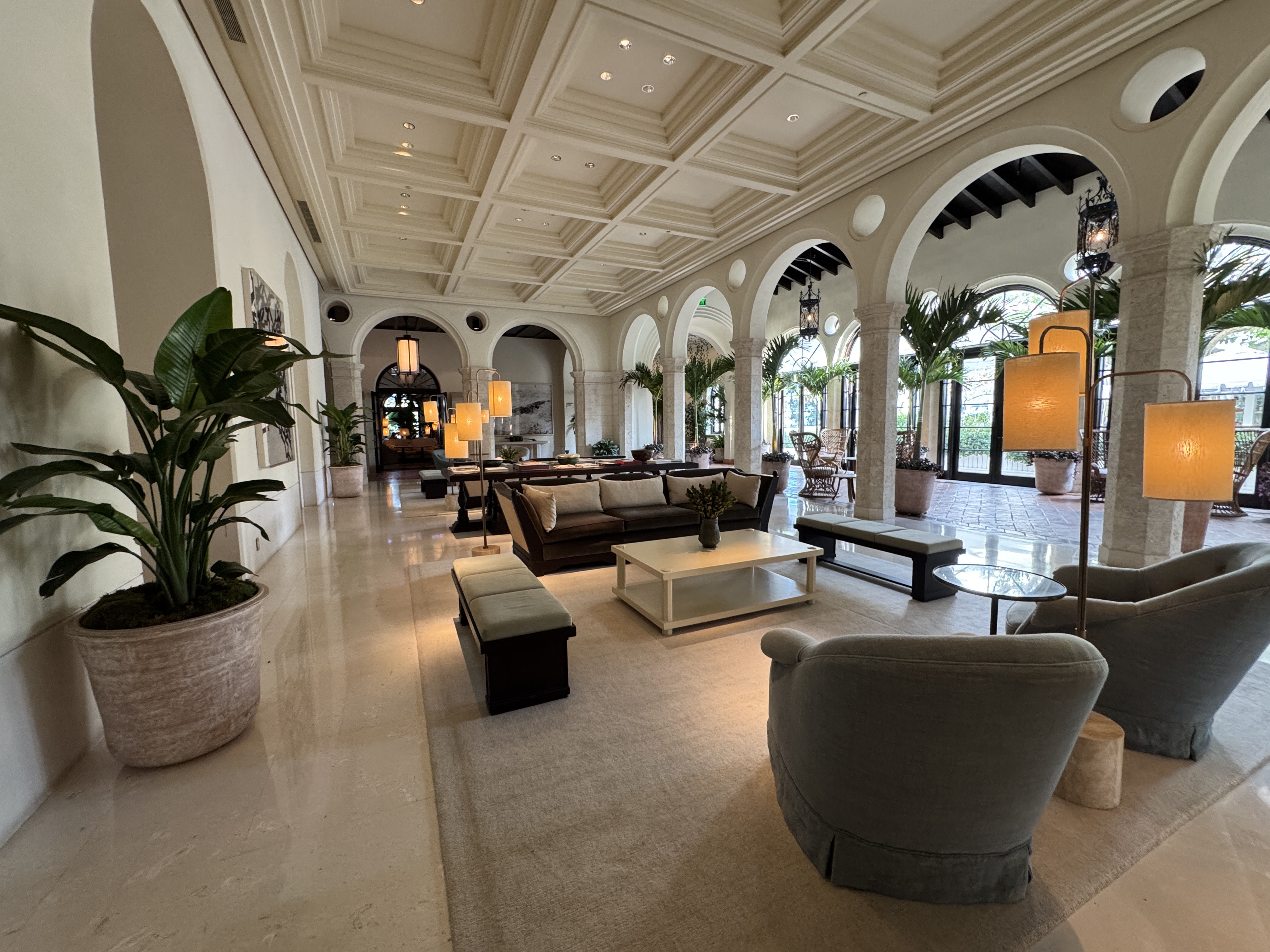 Four Seasons Surf Club seating area lobby Four Seasons Surf Club seating area lobby