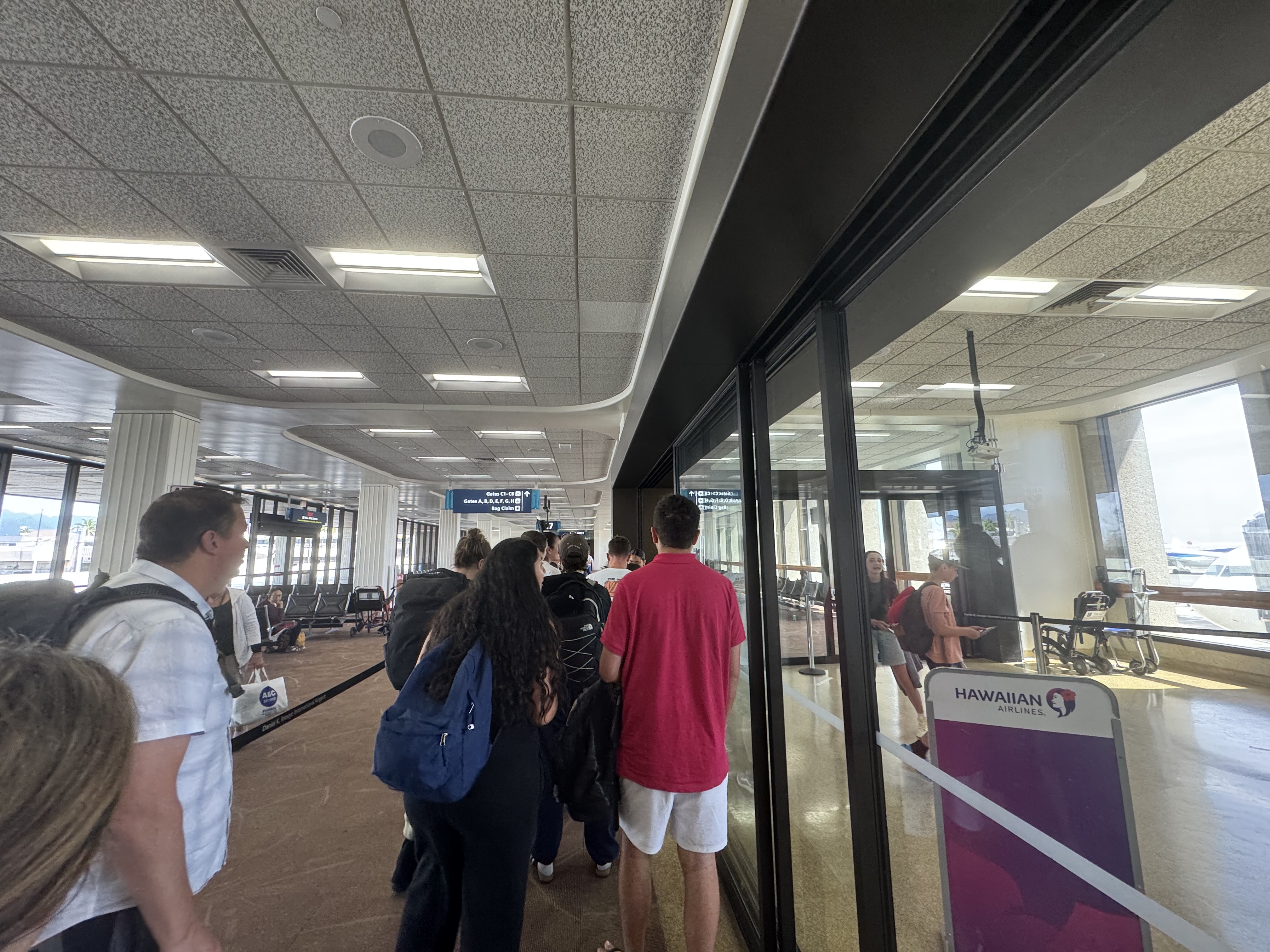 Hawaiian Airlines Boarding