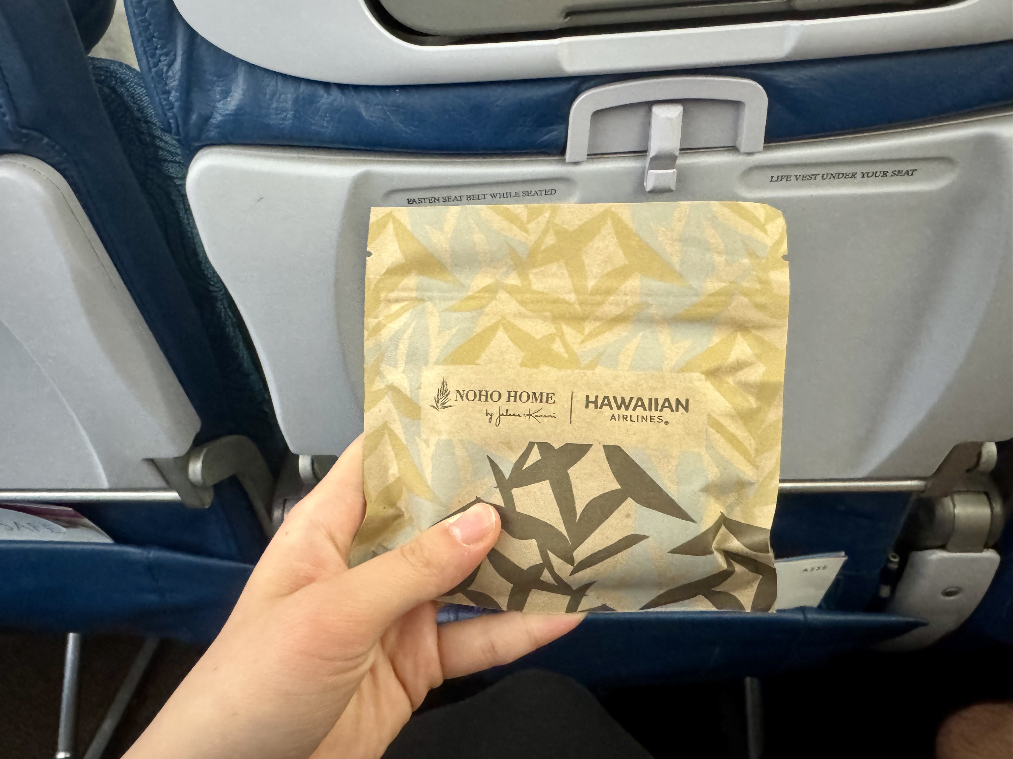 Hawaiian Airlines Economy Amenity Kit