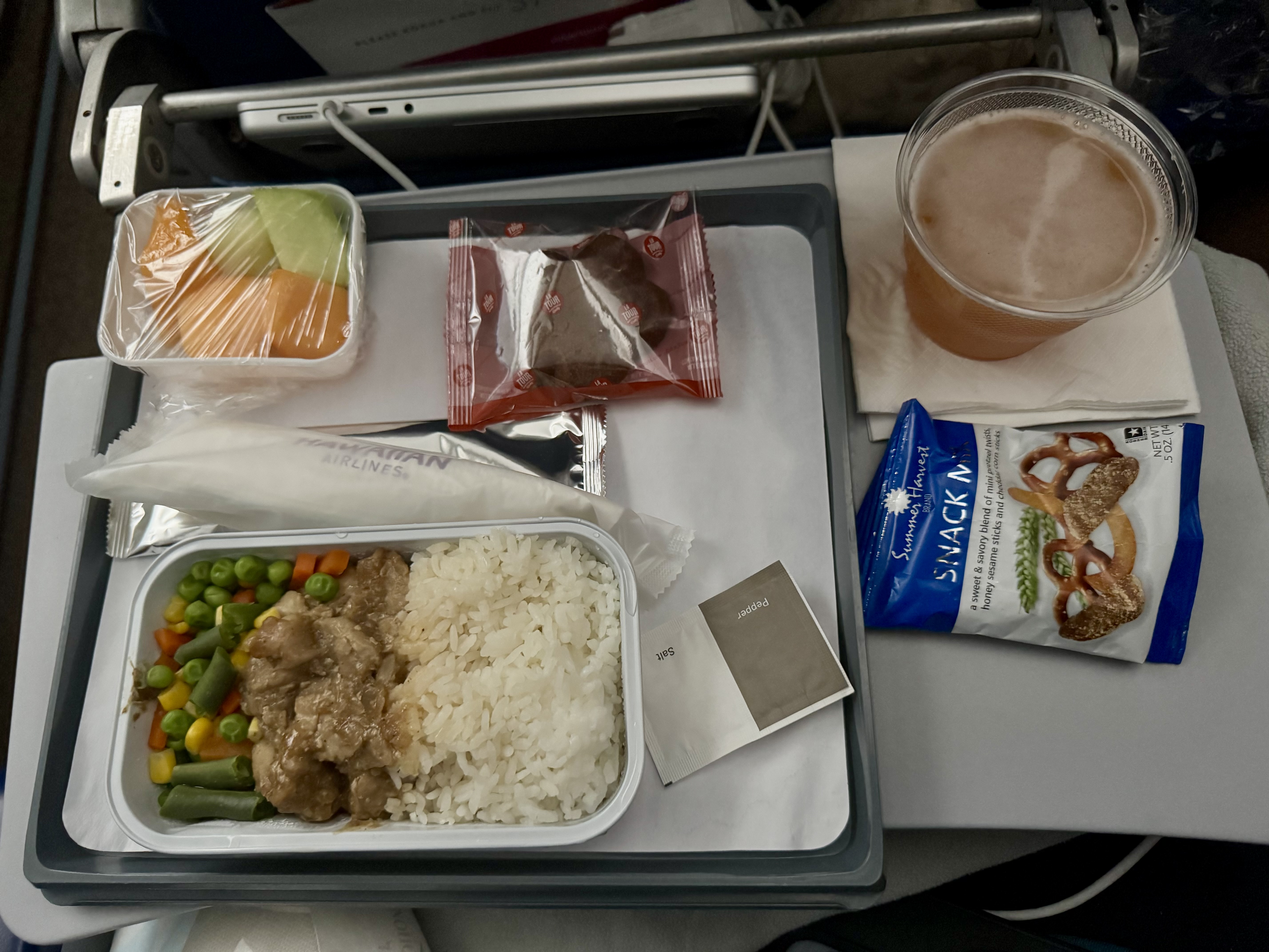 Hawaiian Airlines Meal