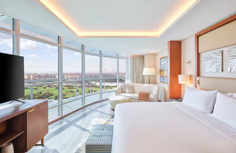 Hilton Cairo Nile Maadi Hilton Cairo Nile Maadi suite with windows