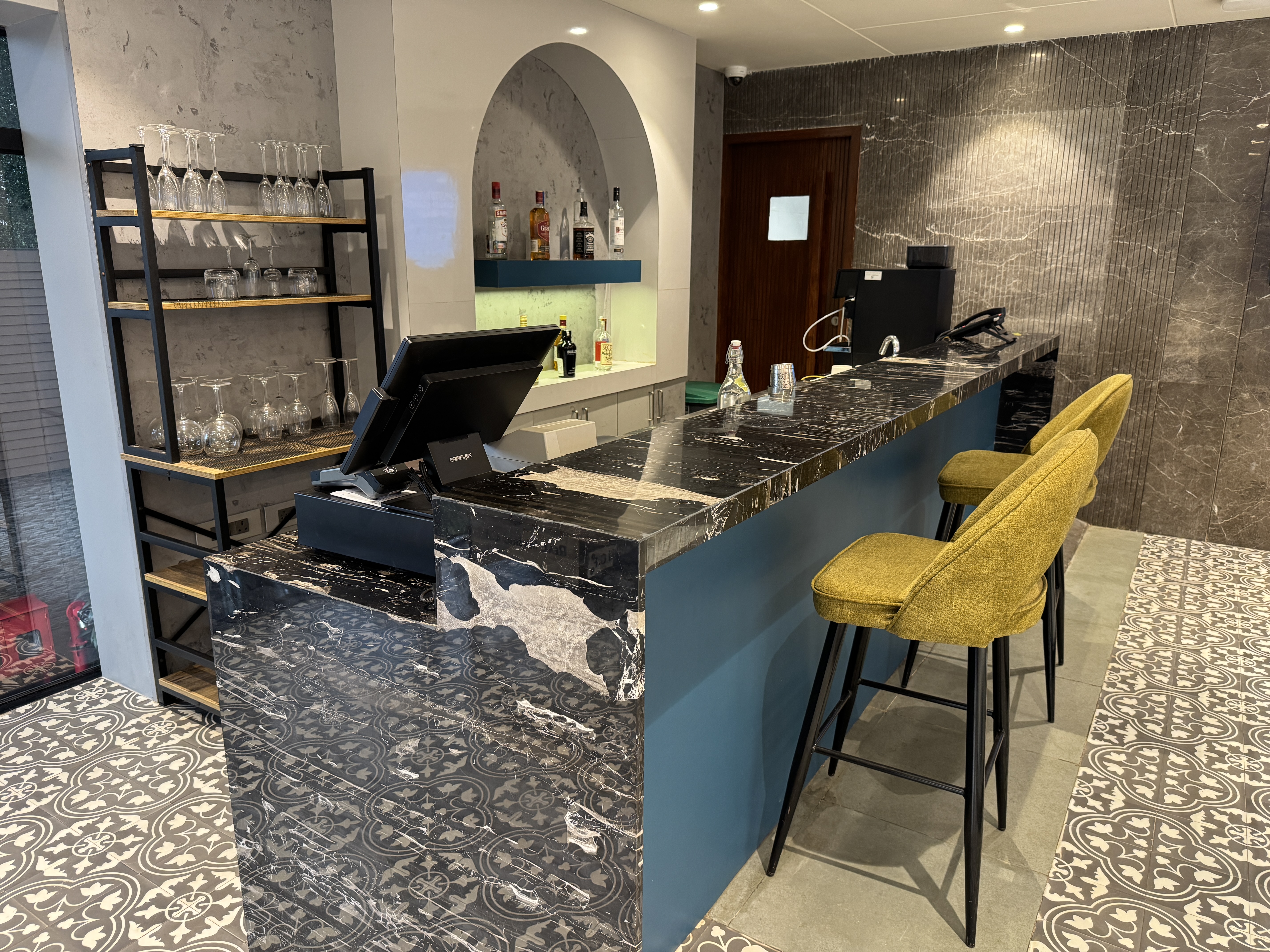 Hyatt Place Goa Candolim first floor lobby bar Hyatt Place Goa Candolim first floor lobby bar