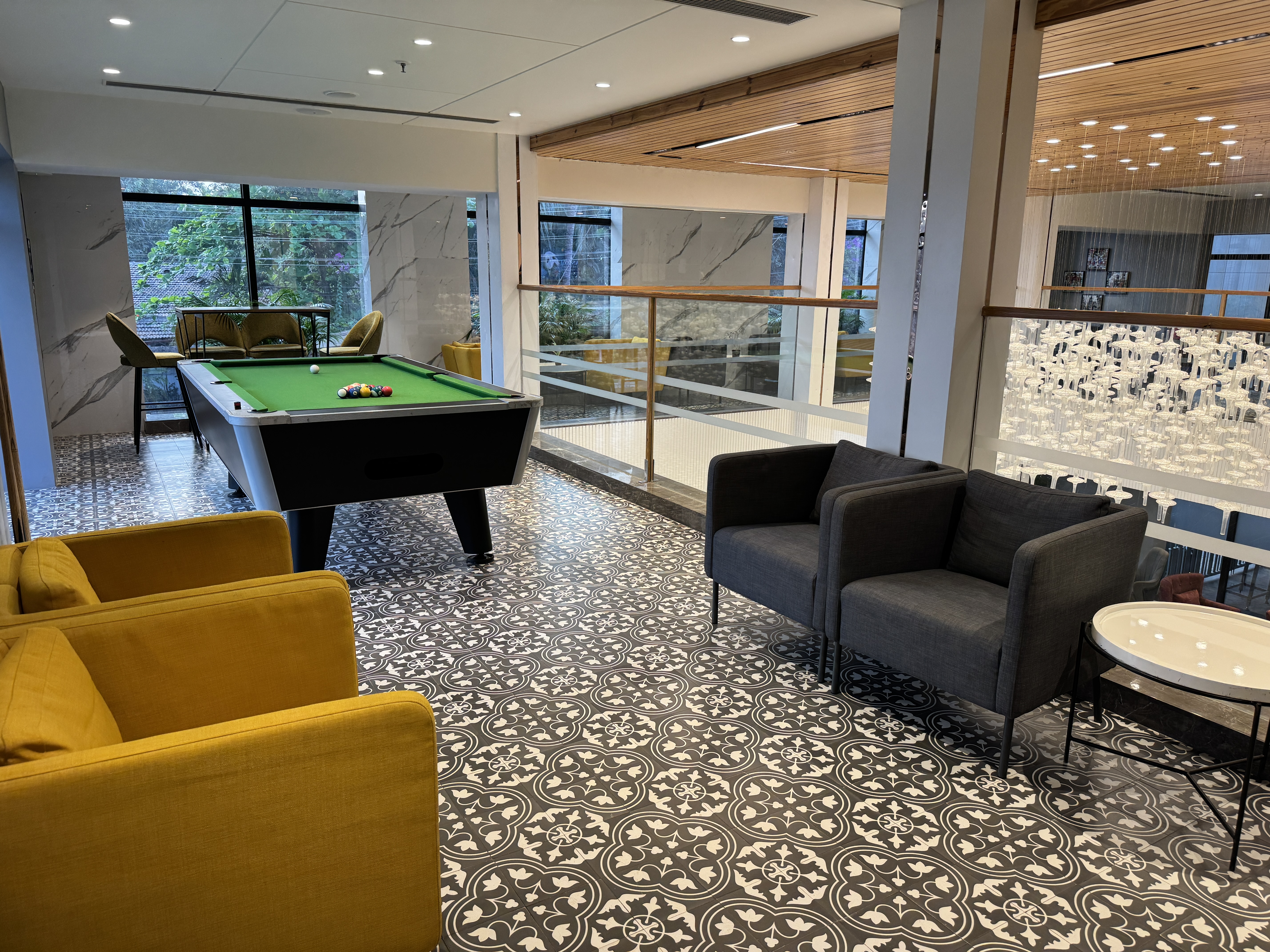 Hyatt Place Goa Candolim first floor lobby seating Hyatt Place Goa Candolim first floor lobby seating